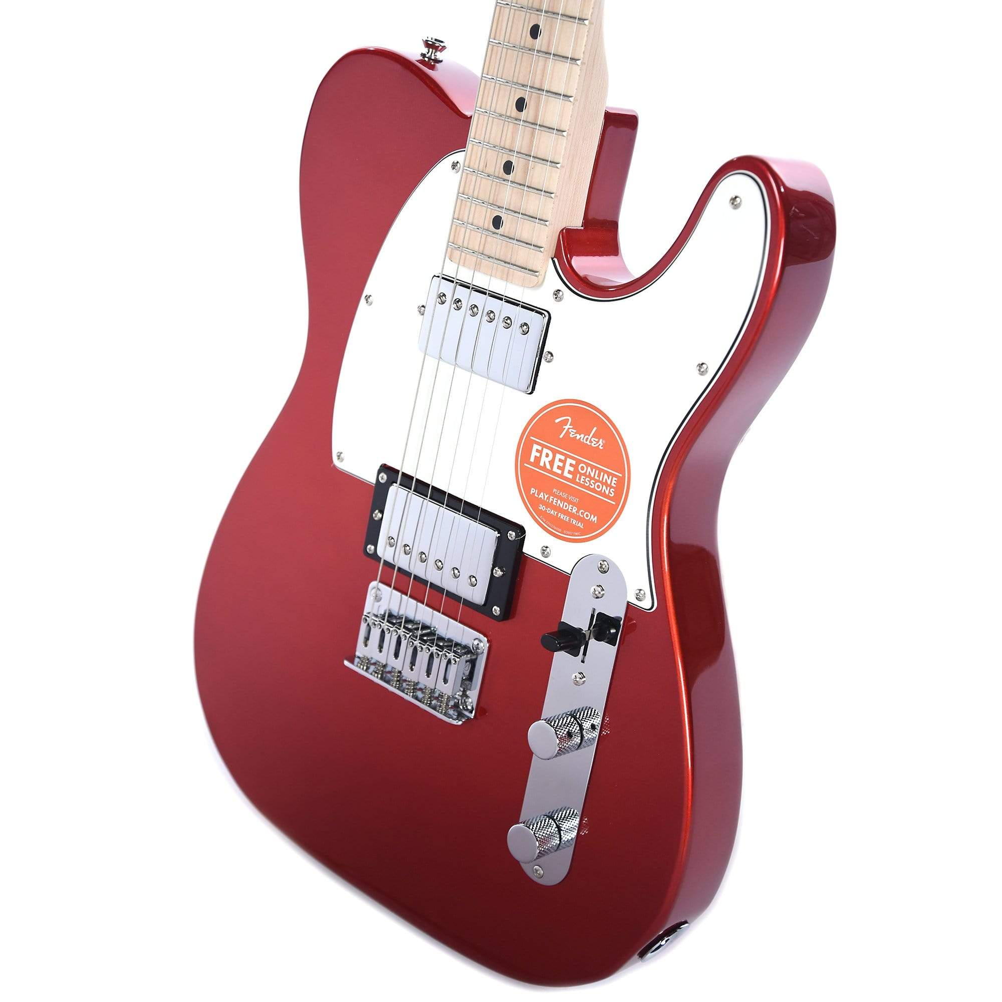 Squier Contemporary Telecaster HH Dark Metallic Red w/Fender Gig Bag, Stand, Cable, Tuner, Picks and Strings Electric Guitars / Solid Body