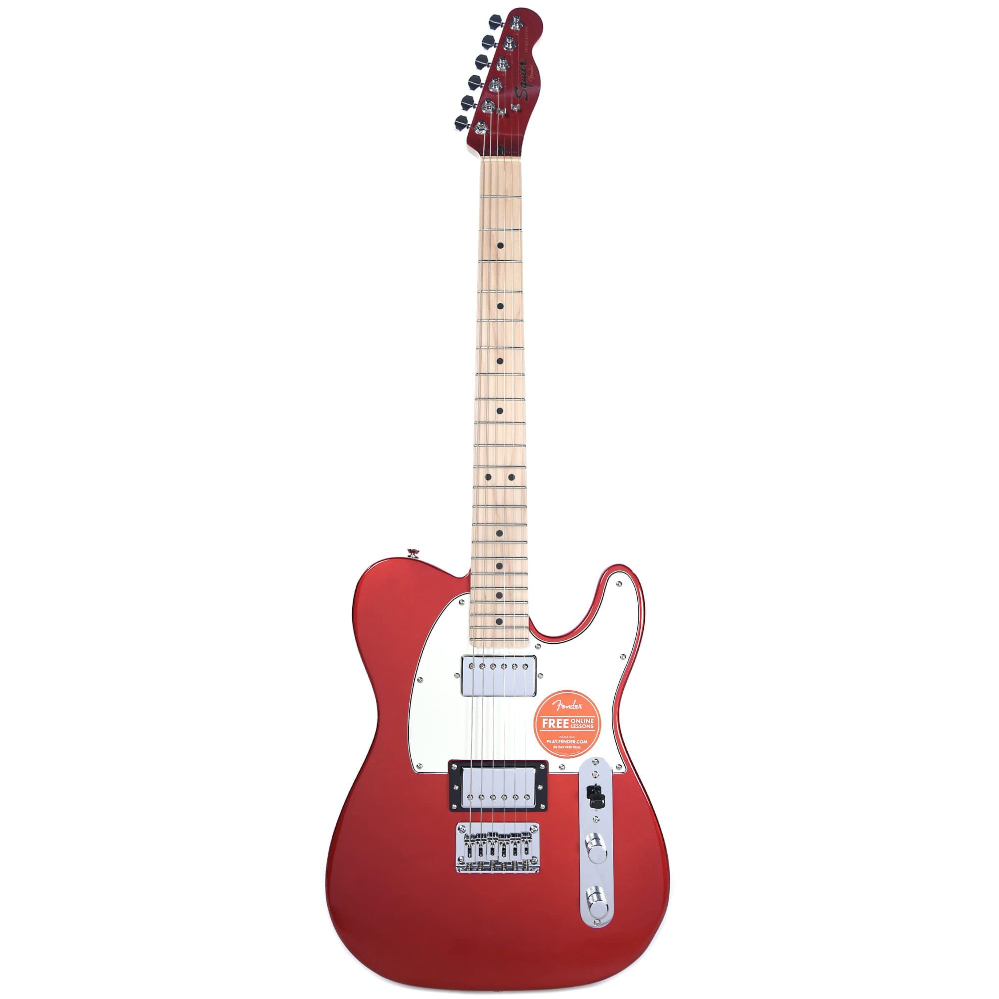 Squier Contemporary Telecaster HH Dark Metallic Red w/Fender Gig Bag, Stand, Cable, Tuner, Picks and Strings Electric Guitars / Solid Body