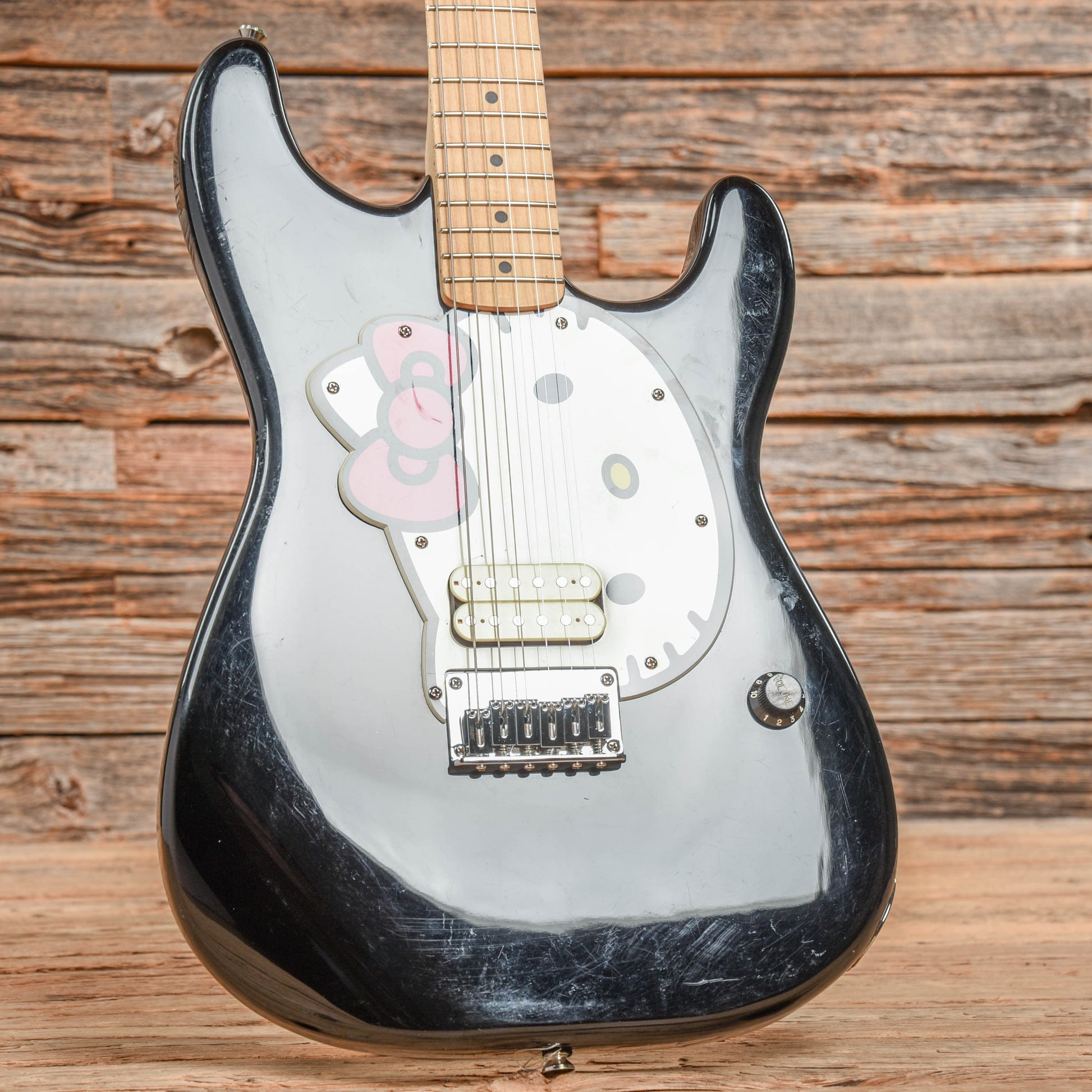 Squier Hello Kitty Stratocaster Black 2006 Electric Guitars / Solid Body