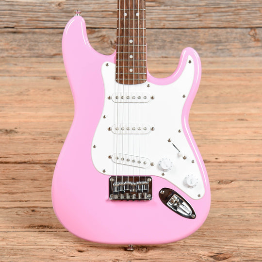 Squier Mini Stratocaster Pink Electric Guitars / Solid Body