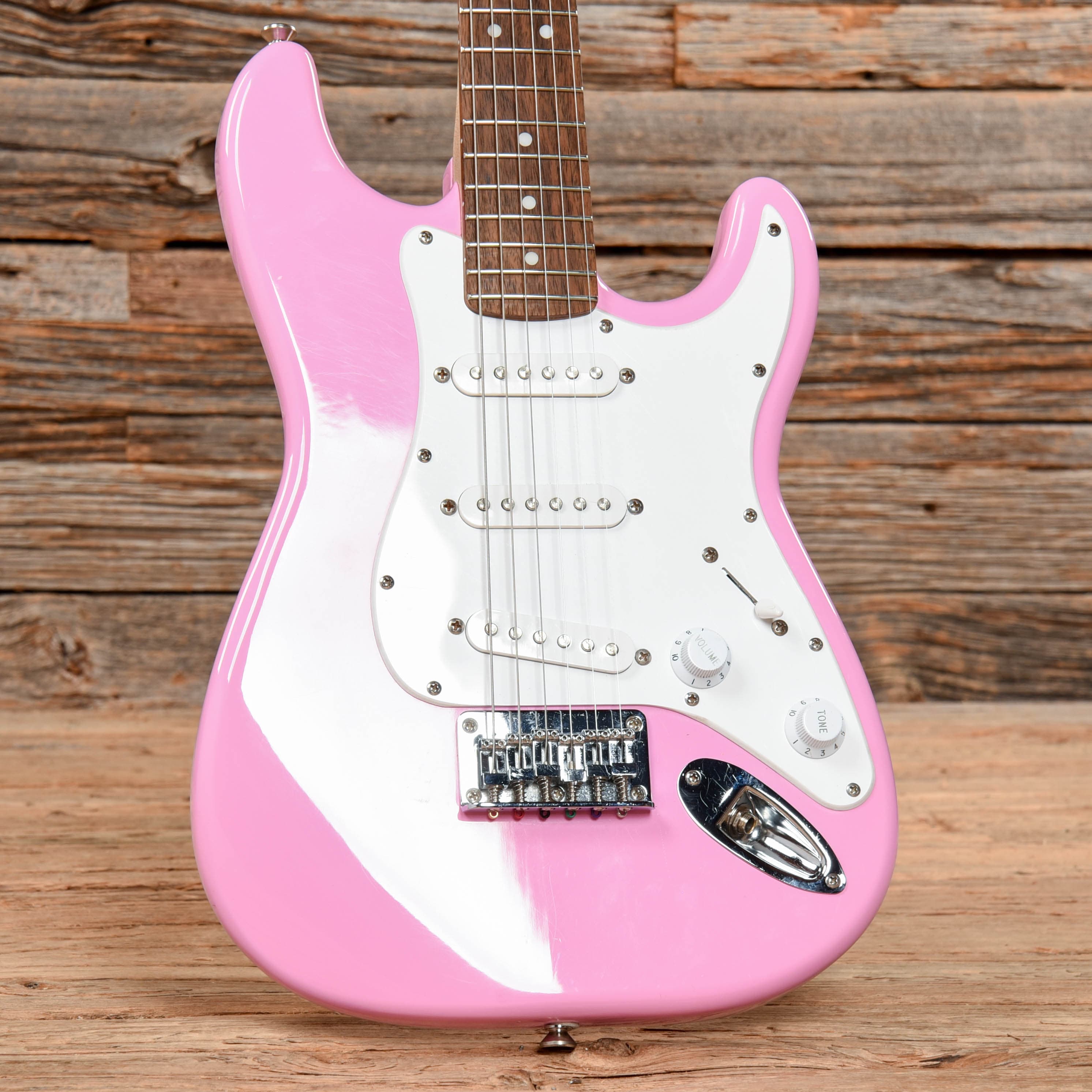 Squier Mini Stratocaster Pink Electric Guitars / Solid Body