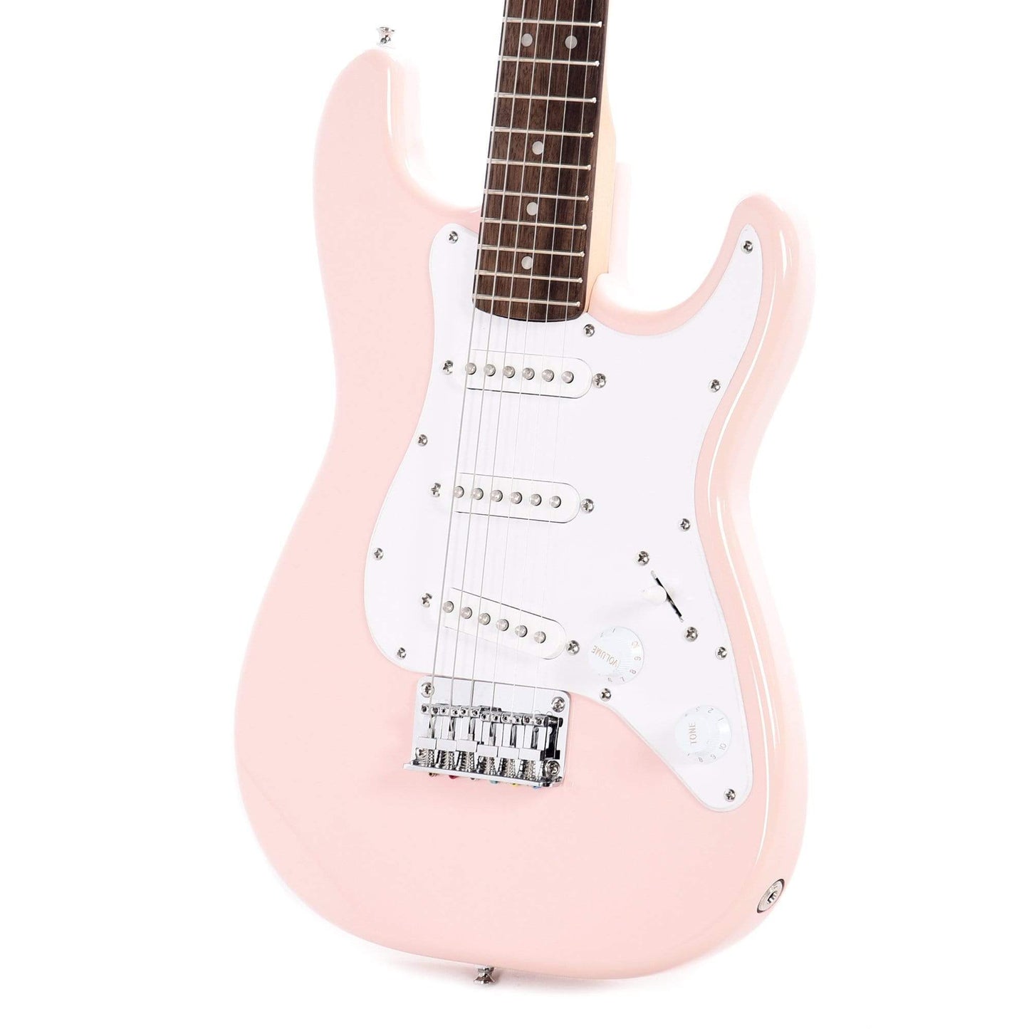 Squier Mini Stratocaster Shell Pink Electric Guitars / Solid Body