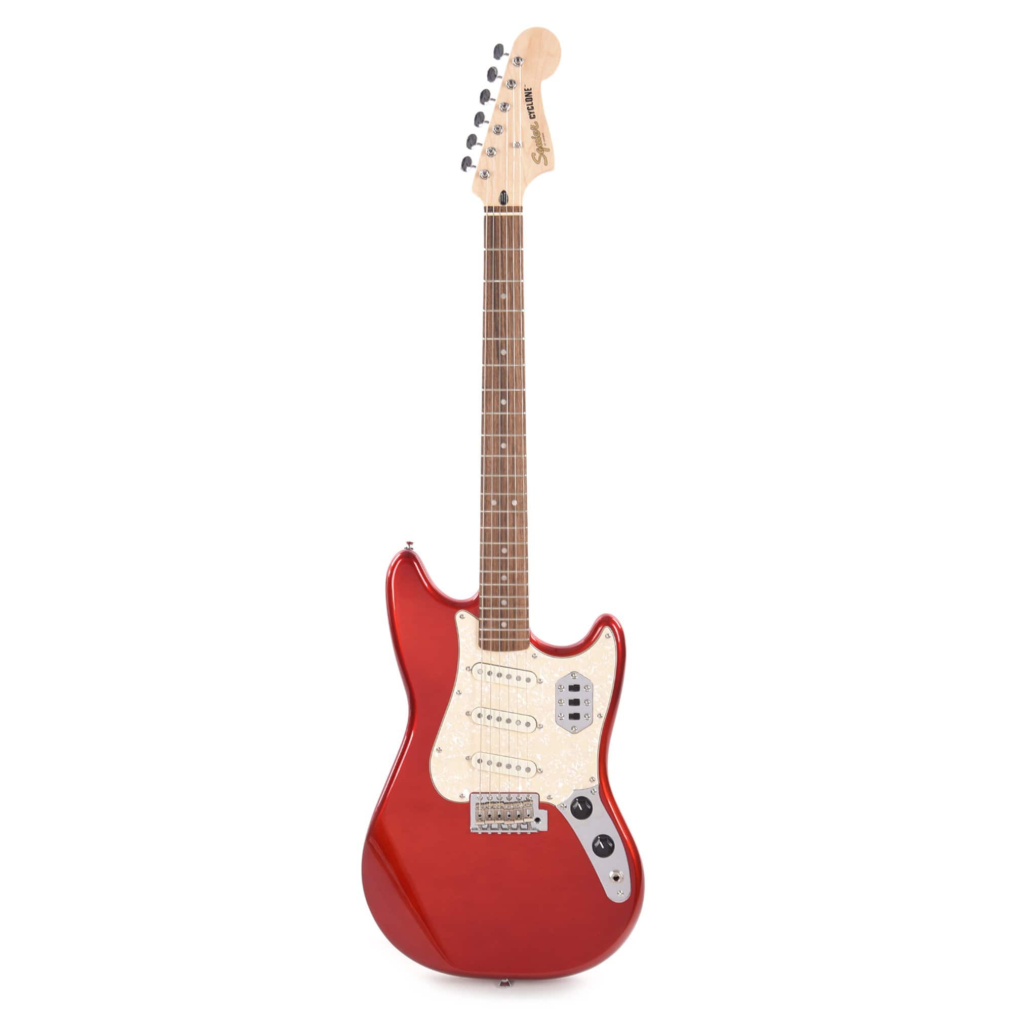 Squier Paranormal Cyclone Candy Apple Red Electric Guitars / Solid Body