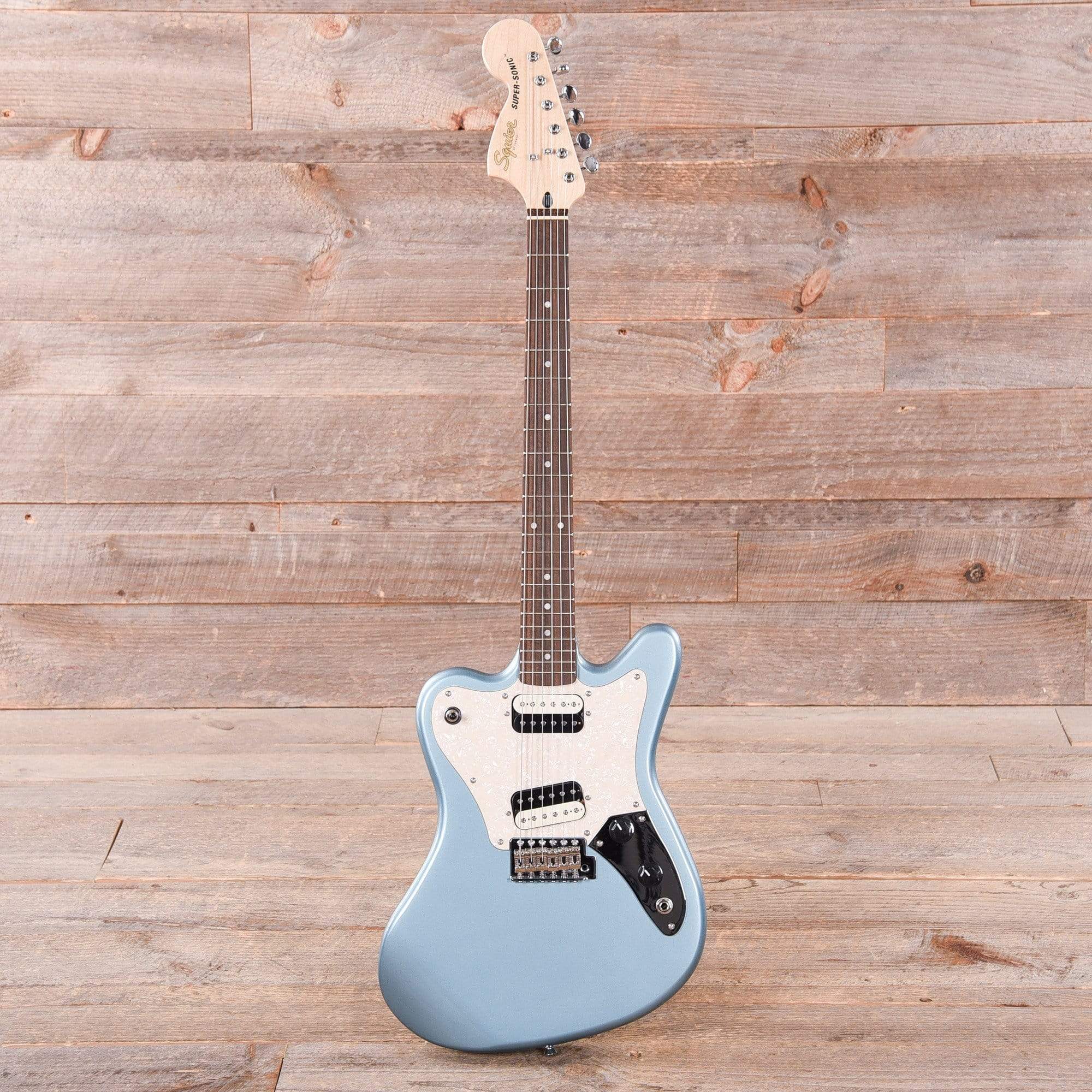 Squier Paranormal Super-Sonic Ice Blue Metallic Electric Guitars / Solid Body