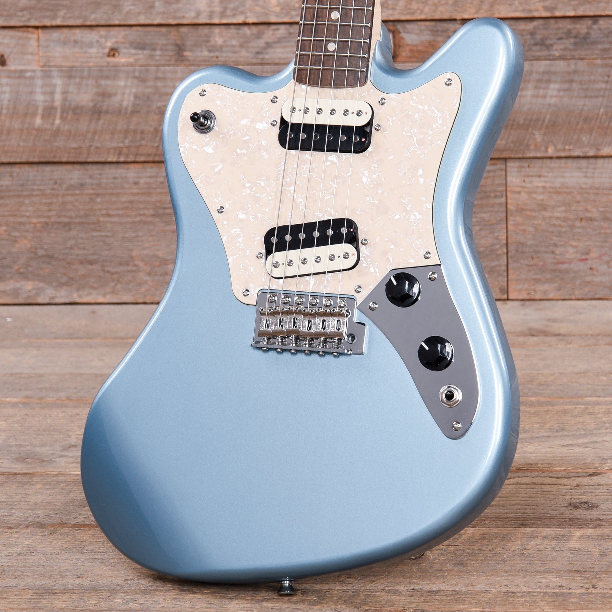 Squier Paranormal Super-Sonic Ice Blue Metallic Electric Guitars / Solid Body