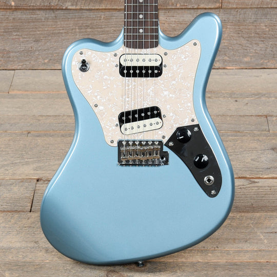 Squier Paranormal Super-Sonic Ice Blue Metallic Electric Guitars / Solid Body