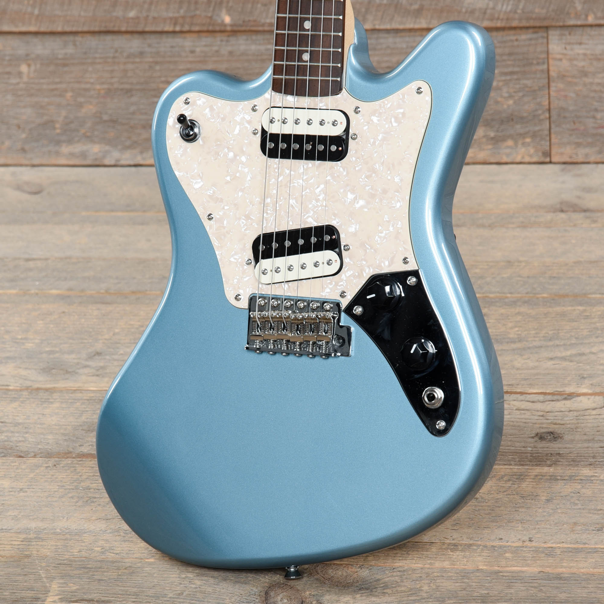 Squier Paranormal Super-Sonic Ice Blue Metallic Electric Guitars / Solid Body