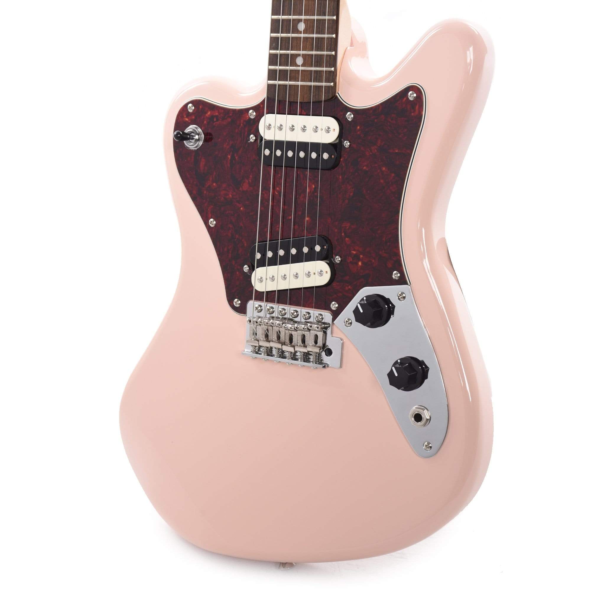 Squier Paranormal Super-Sonic Shell Pink Electric Guitars / Solid Body