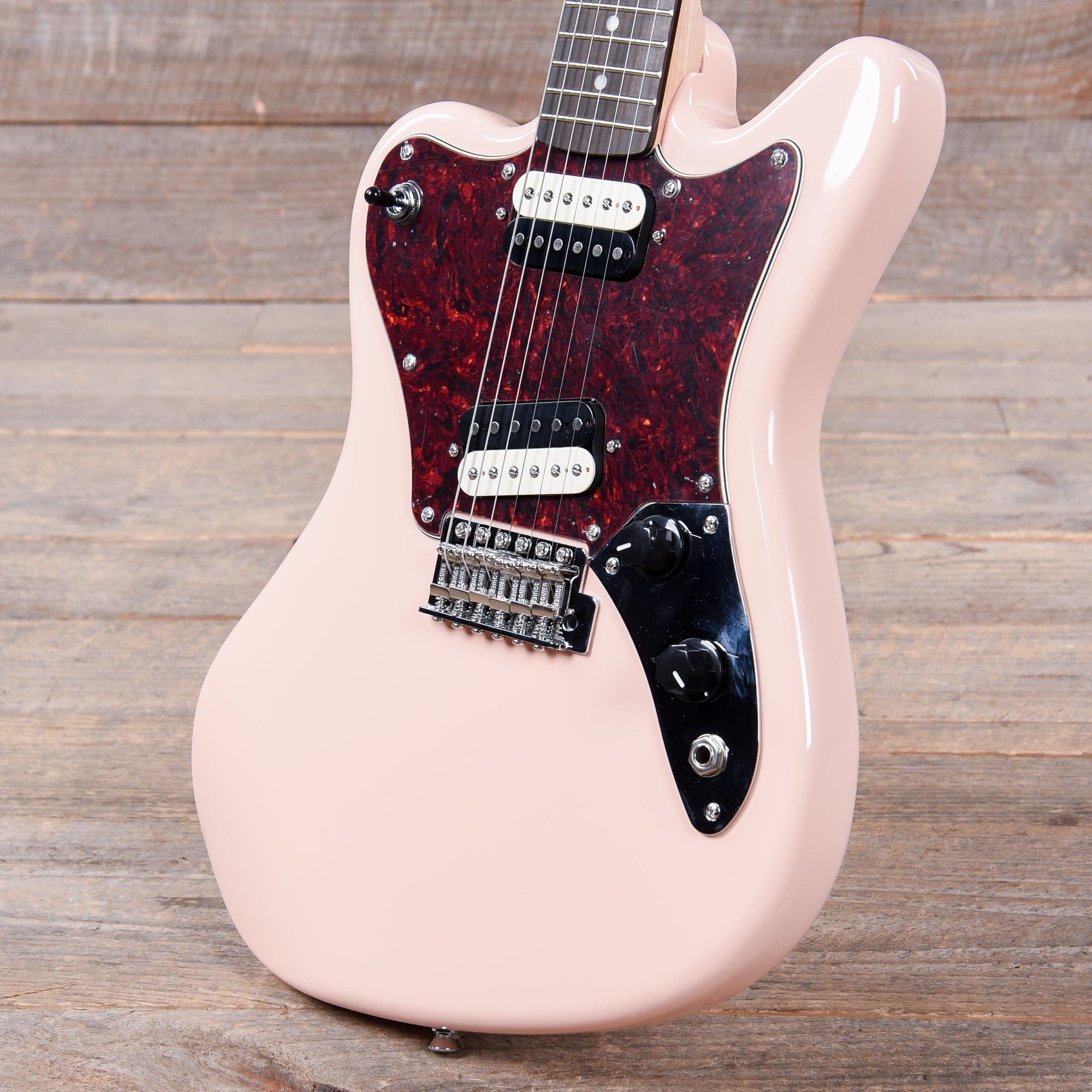 Squier Paranormal Super-Sonic Shell Pink Electric Guitars / Solid Body