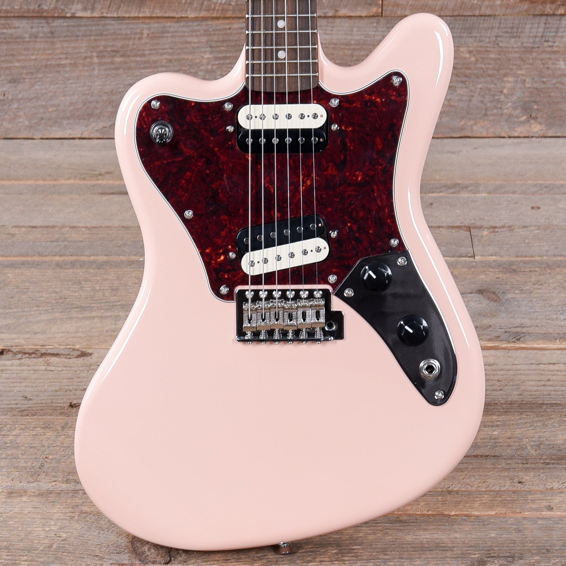 Squier Paranormal Super-Sonic Shell Pink Electric Guitars / Solid Body