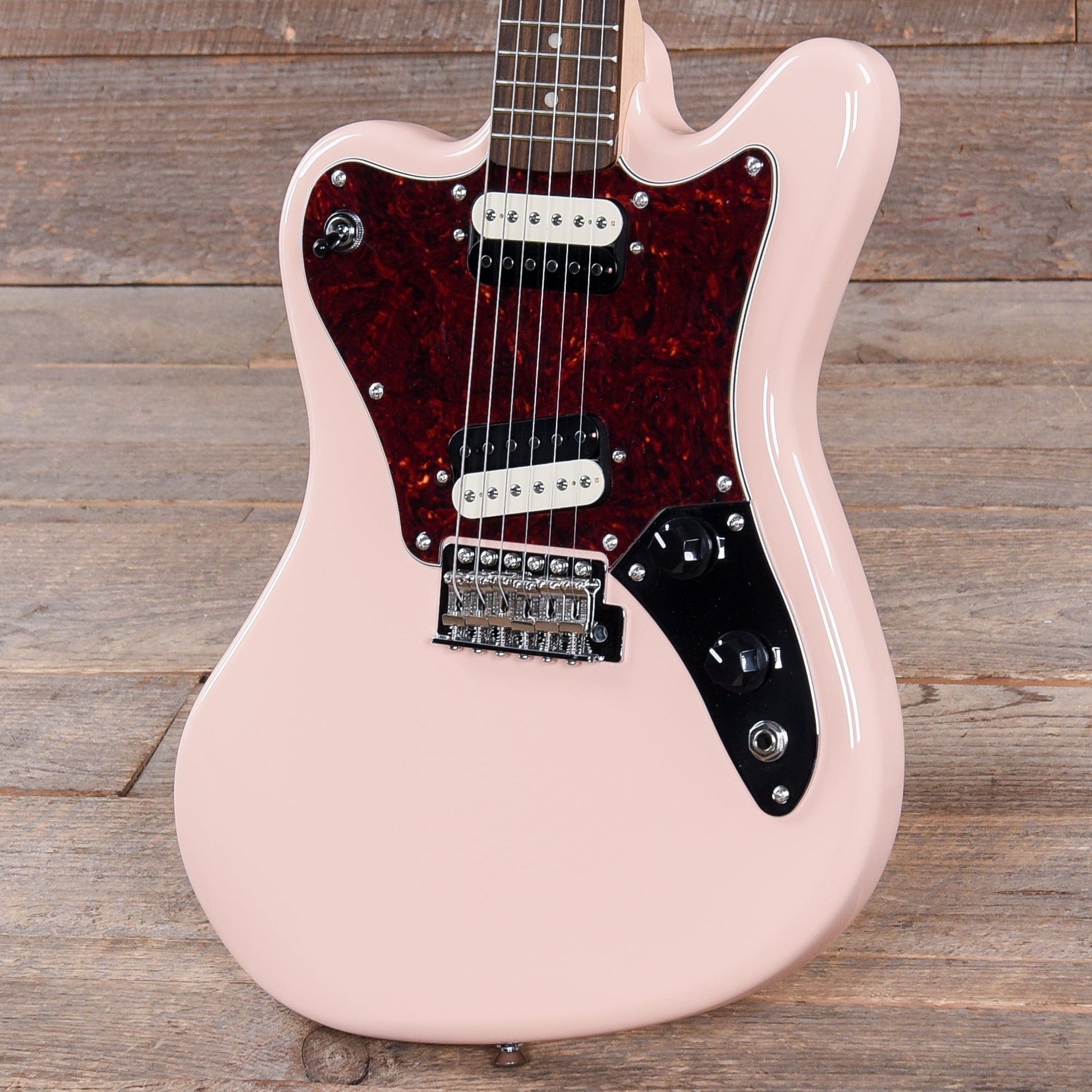 Squier Paranormal Super-Sonic Shell Pink Electric Guitars / Solid Body