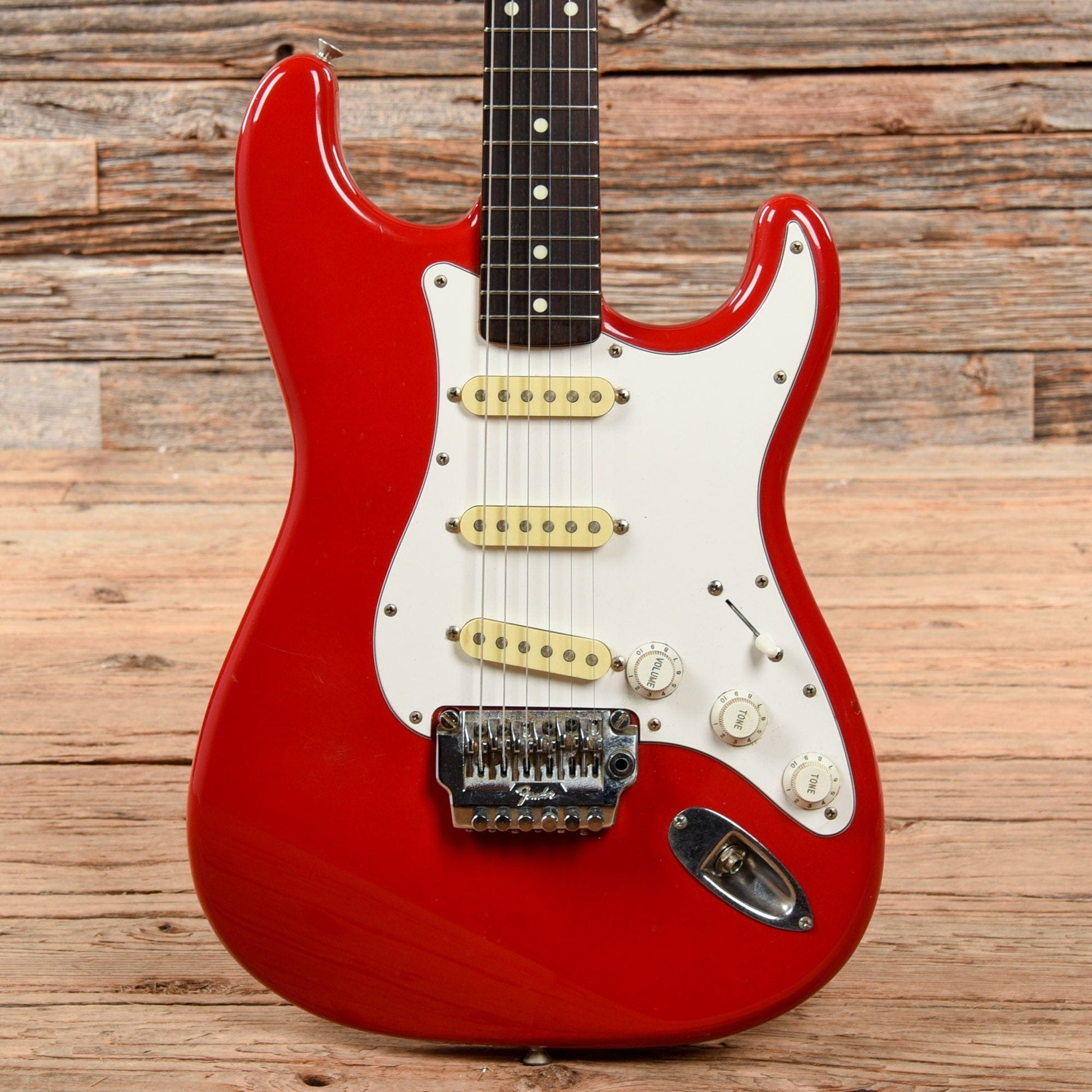 Squier Standard Stratocaster Torino Red 1987 Electric Guitars / Solid Body