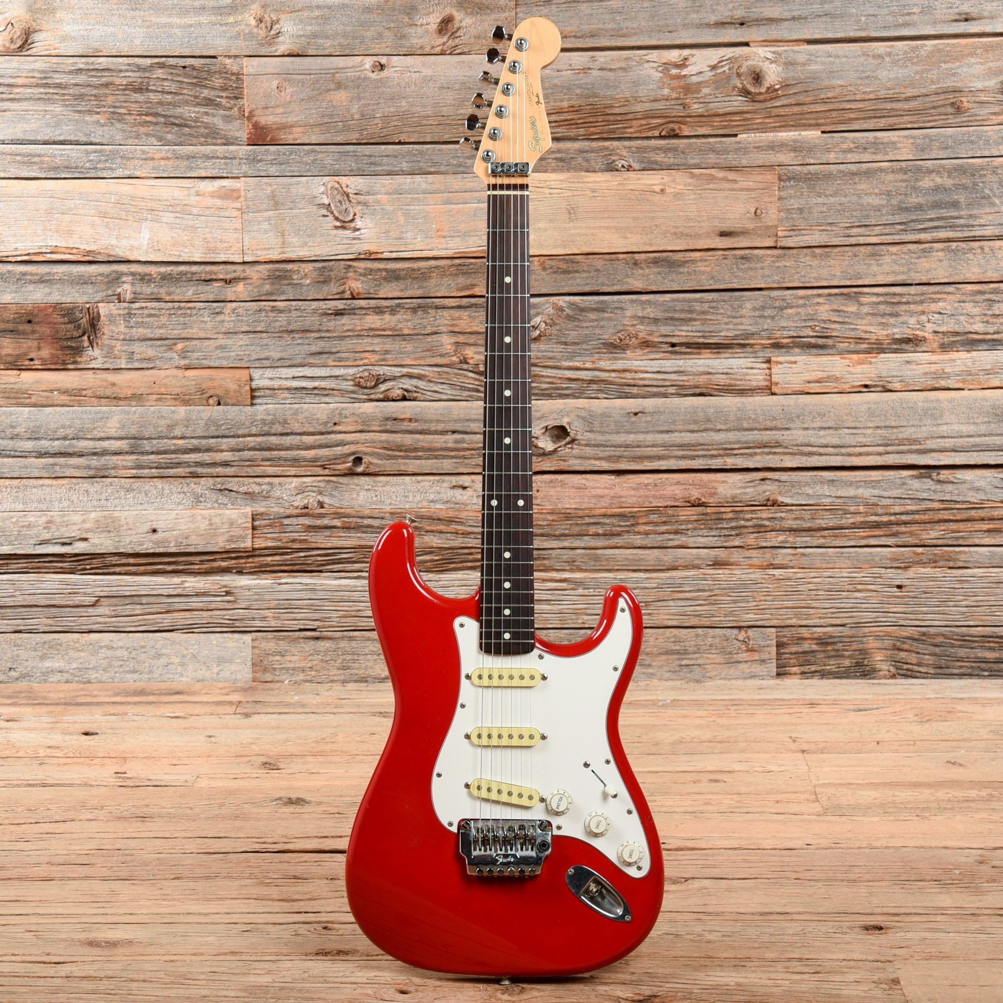 Squier Standard Stratocaster Torino Red 1987 Electric Guitars / Solid Body