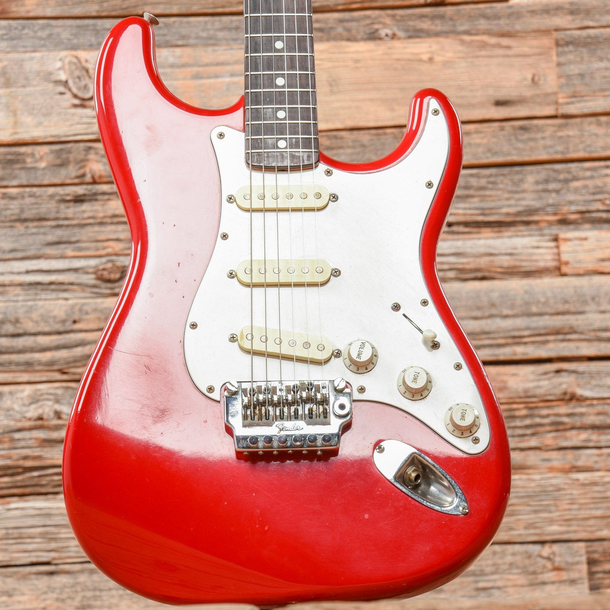 Squier Standard Stratocaster Torino Red 1987 Electric Guitars / Solid Body