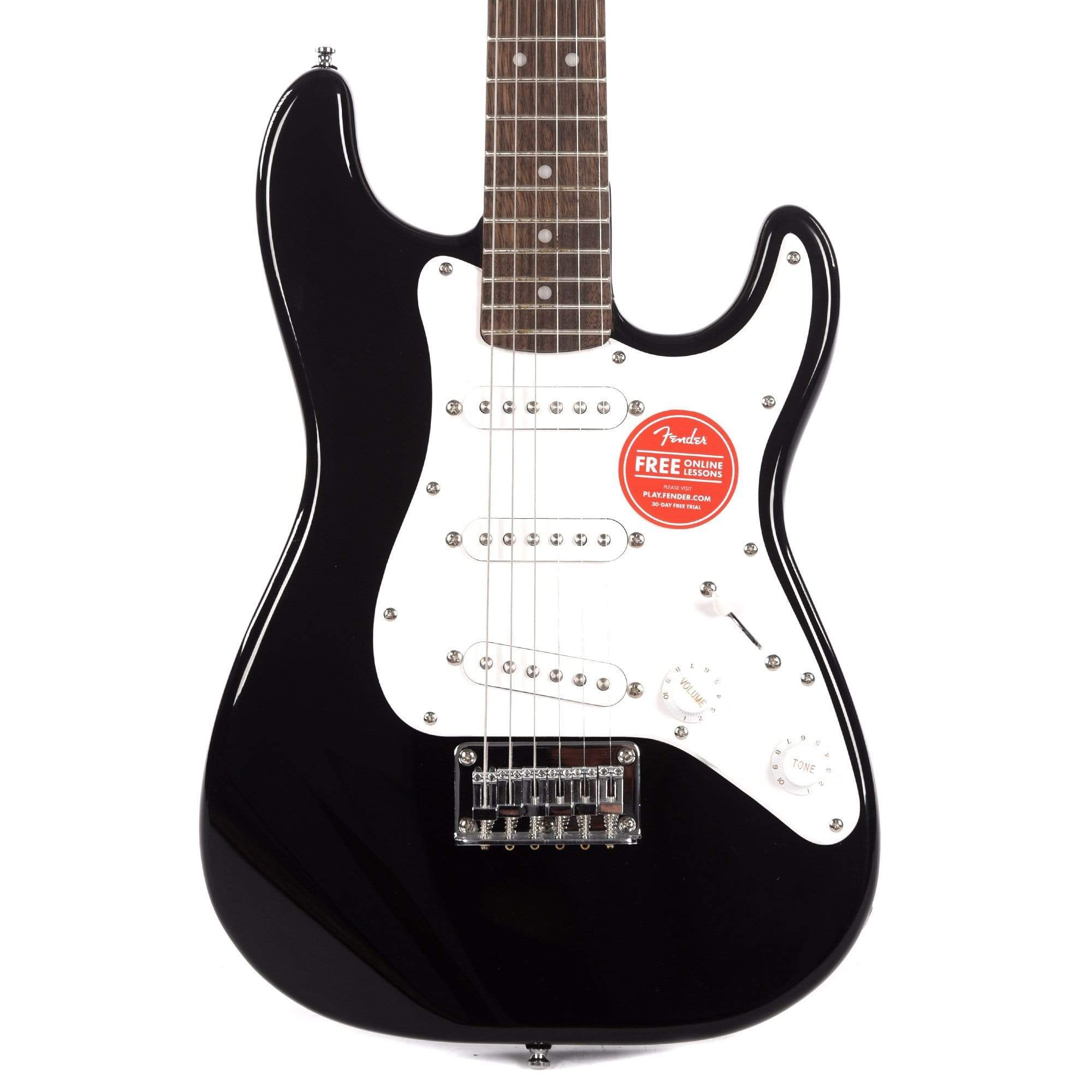 Squier Mini Stratocaster V2 Black Electric Guitars / Travel / Mini