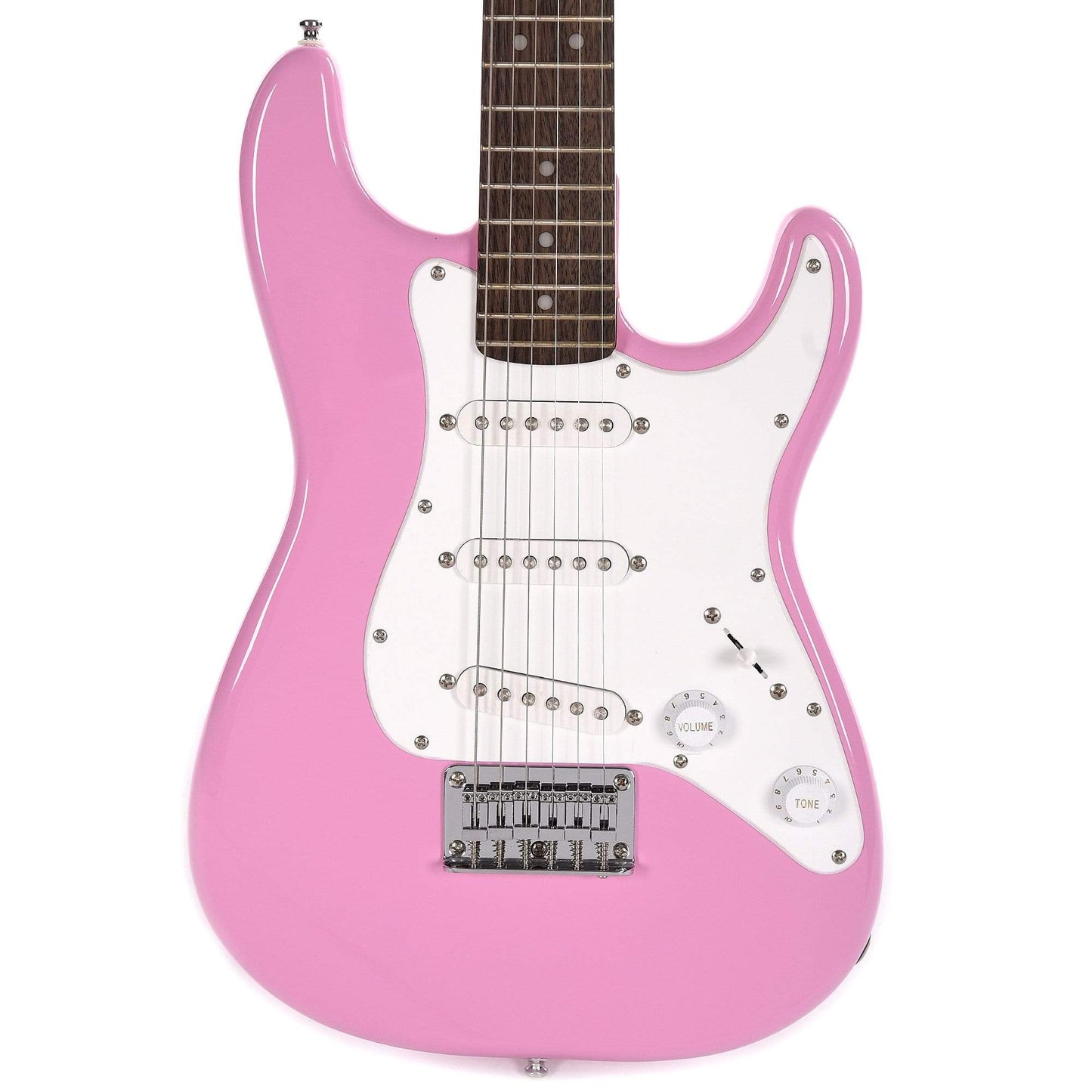 Squier Mini Stratocaster V2 Pink Electric Guitars / Travel / Mini