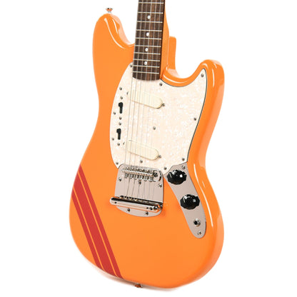 Squier Classic Vibe '60s Competition Mustang Capri Orange w/Dakota Red Stripe