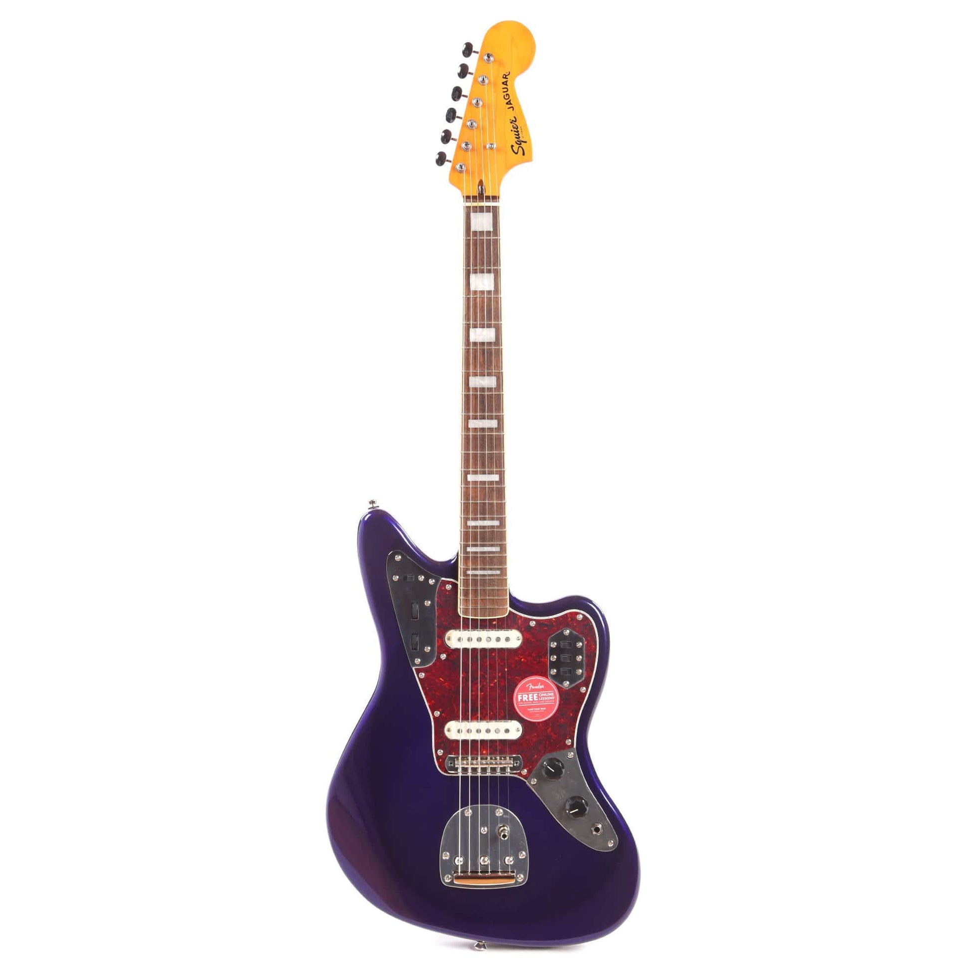 Squier Classic Vibe '70s Jaguar Purple Metallic w/4-Ply Tortoise Pickguard Electric Guitars / Solid Body