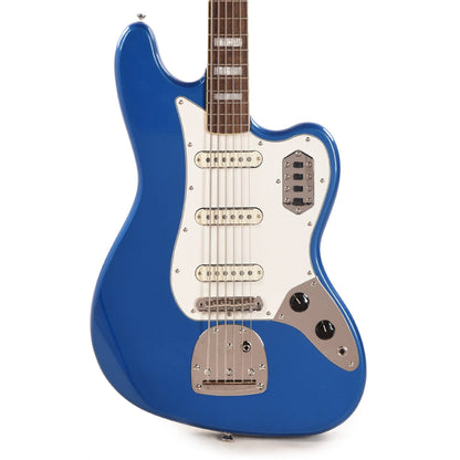 Squier Classic Vibe Bass VI Lake Placid Blue w/Matching Headcap & 3-Ply Parchment Pickguard