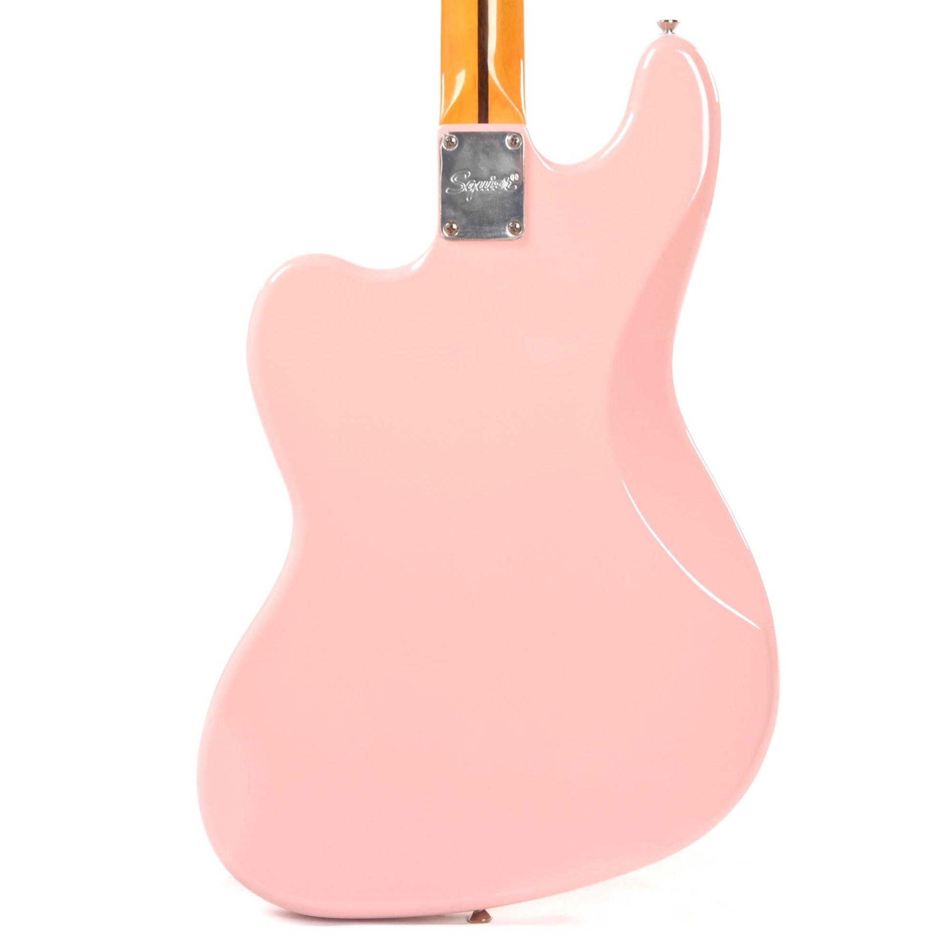 Squier Classic Vibe Bass VI Shell Pink w/Matching Headcap & 3-Ply Parchment Pickguard