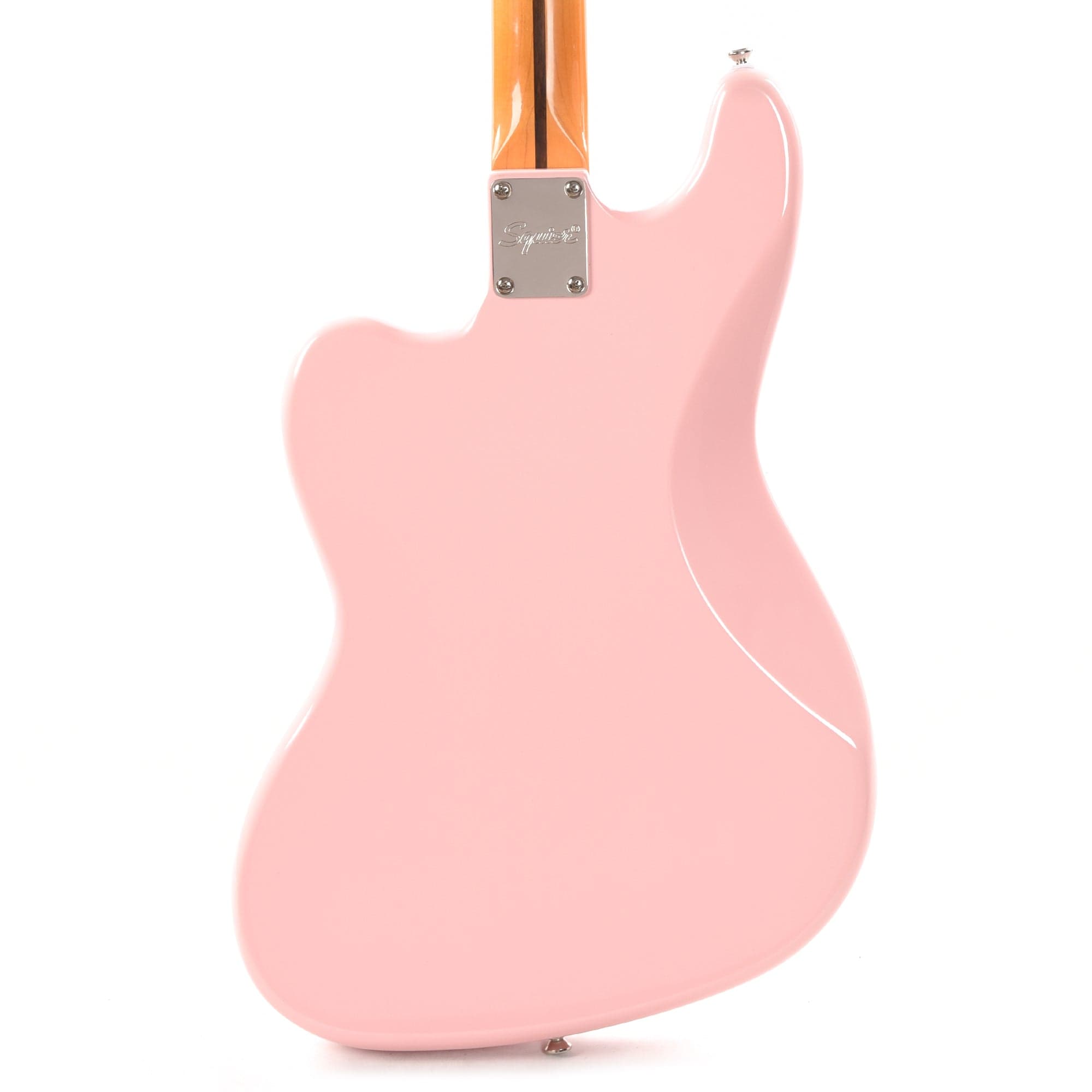 Squier Classic Vibe Bass VI Shell Pink w/Matching Headcap & 3-Ply Parchment Pickguard