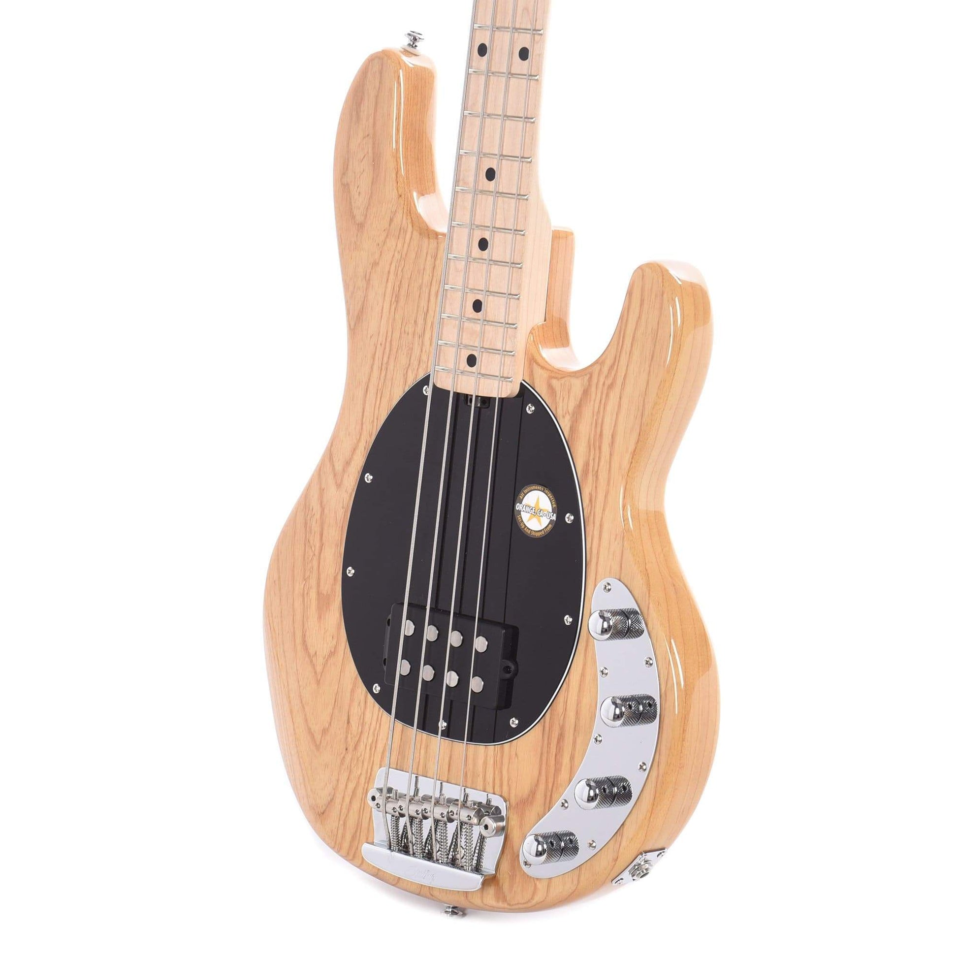 Sterling by Music Man StingRay Swamp Ash Natural Bass Guitars / 4-String