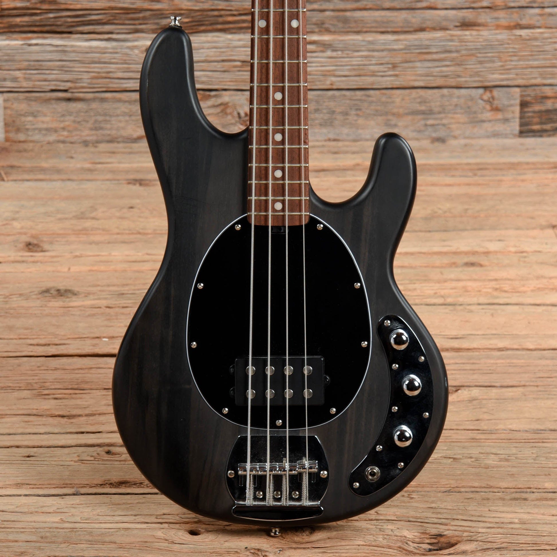 Sterling by Music Man SUB Series StingRay 4 Satin Transparent Black Bass Guitars / 4-String