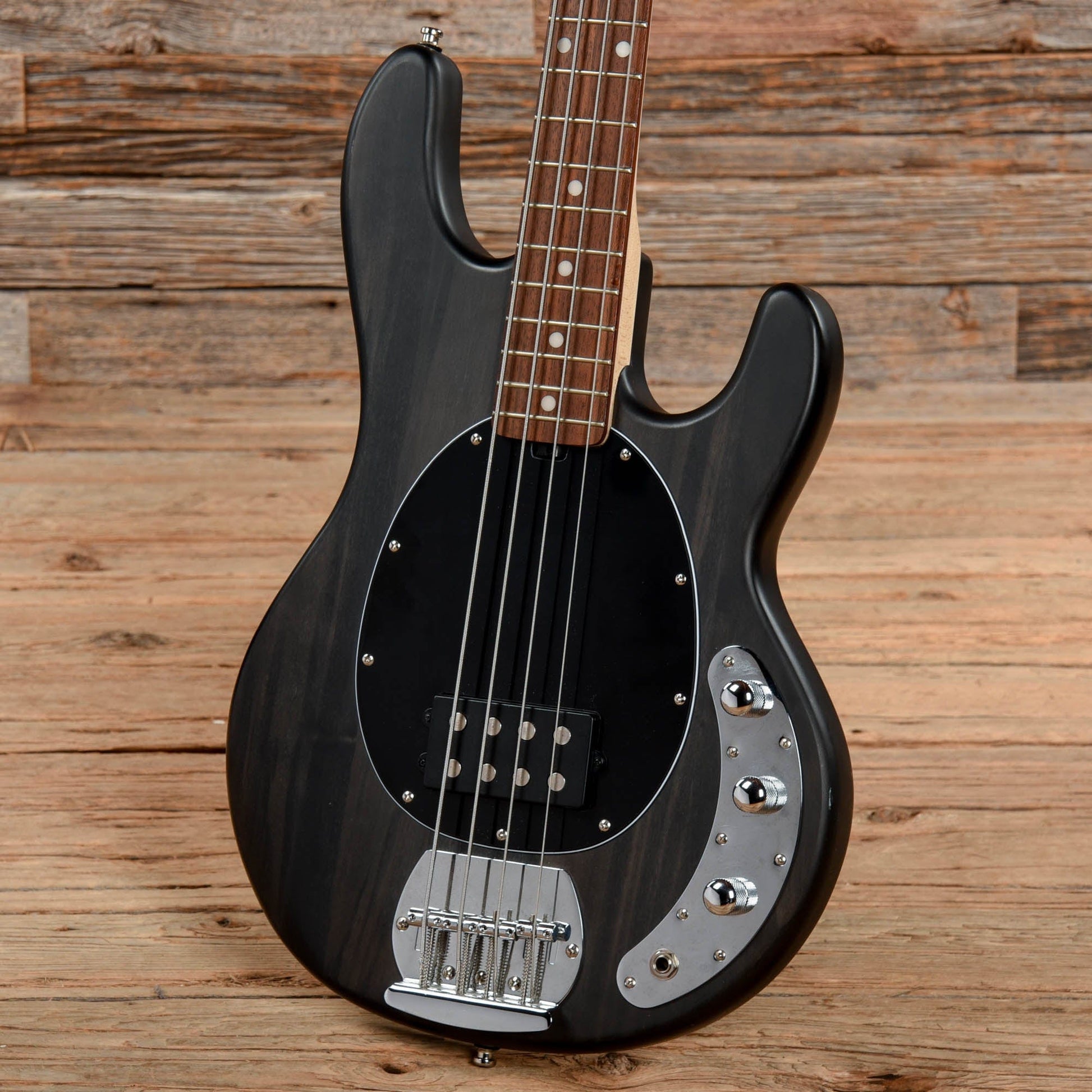 Sterling by Music Man SUB Series StingRay 4 Satin Transparent Black Bass Guitars / 4-String