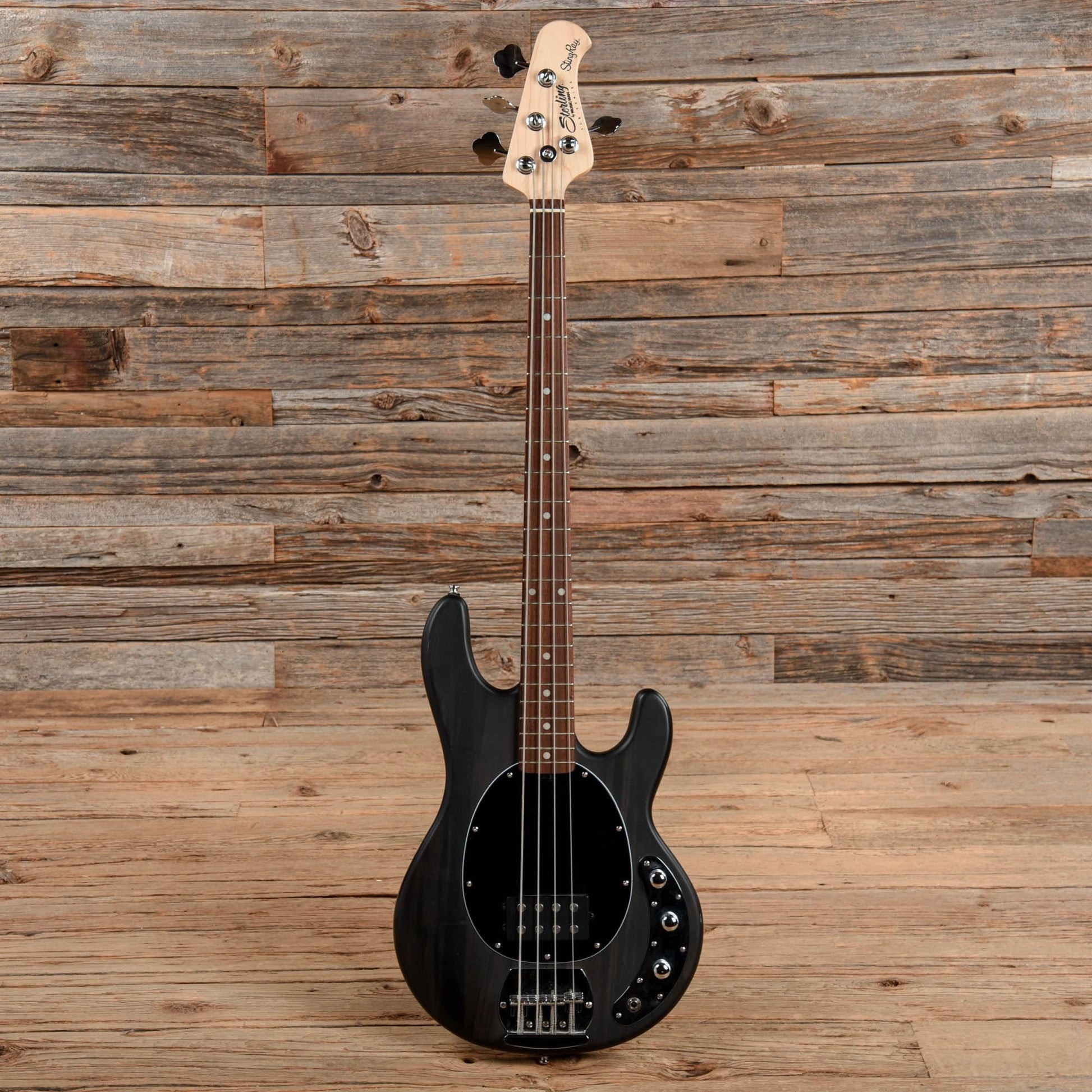 Sterling by Music Man SUB Series StingRay 4 Satin Transparent Black Bass Guitars / 4-String