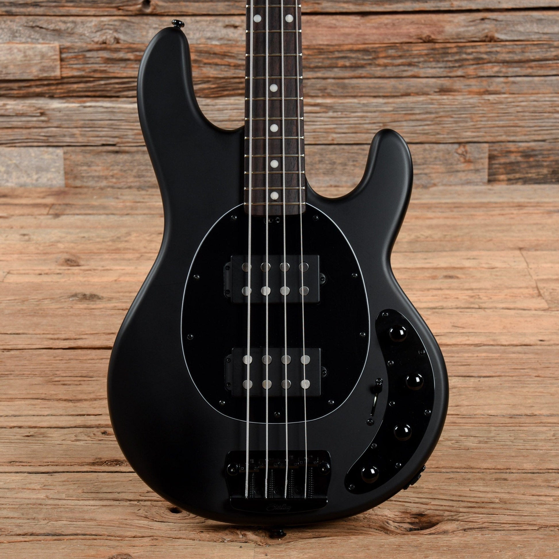 Sterling by Music Man StingRay 4HH w/Roasted Maple Neck Satin Black Bass Guitars / 5-String or More