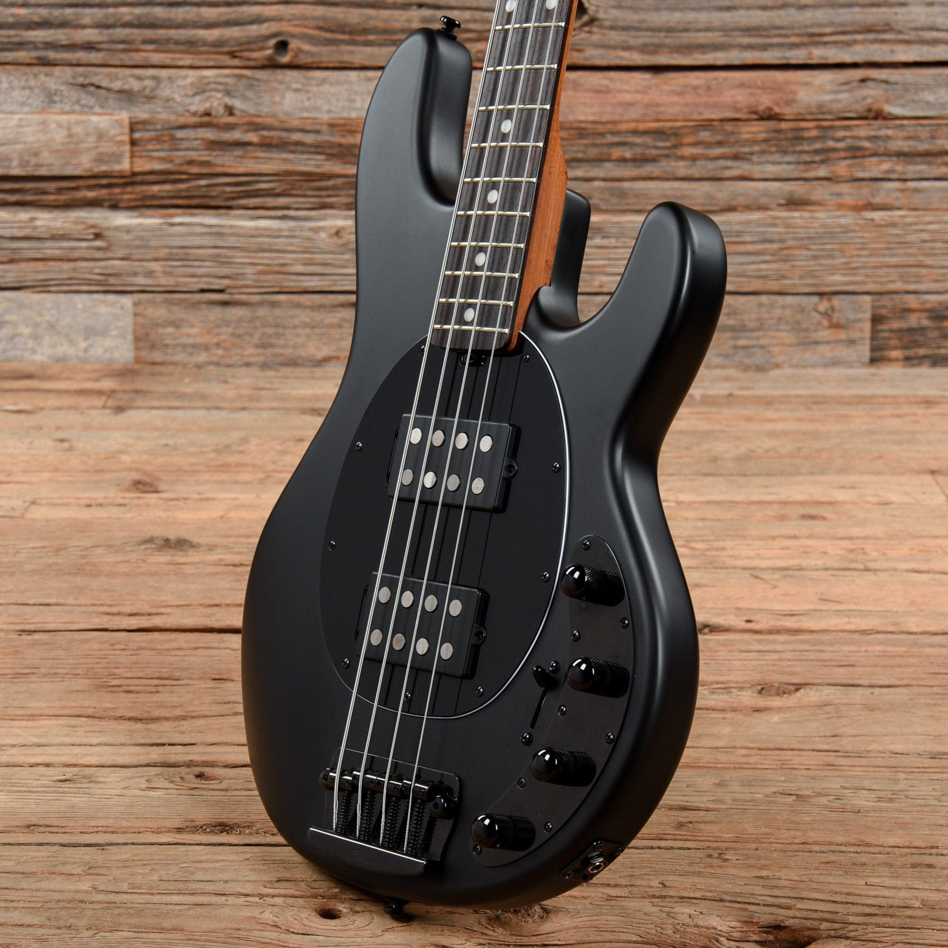 Sterling by Music Man StingRay 4HH w/Roasted Maple Neck Satin Black Bass Guitars / 5-String or More