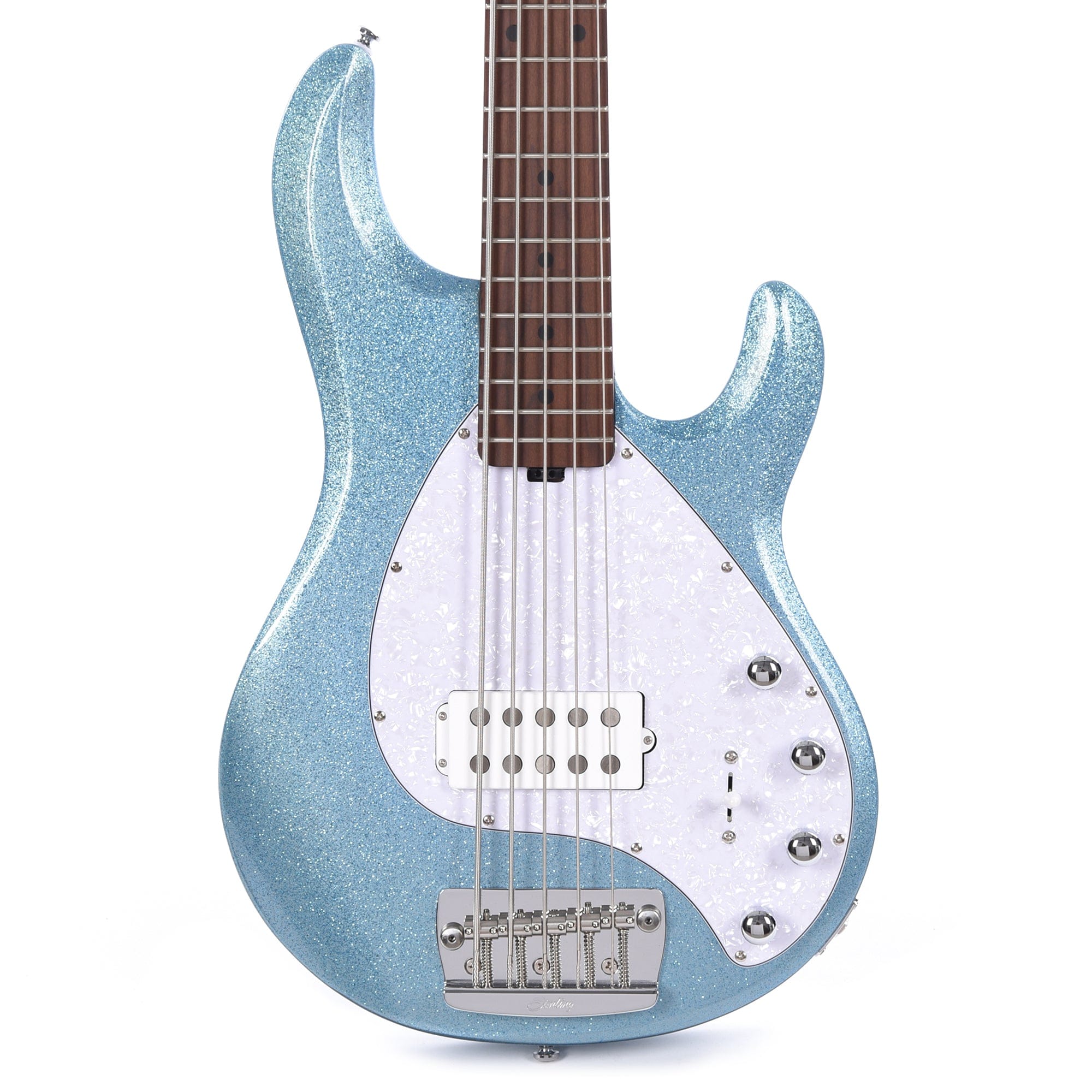 Sterling by Music Man StingRay RAY35 Blue Sparkle