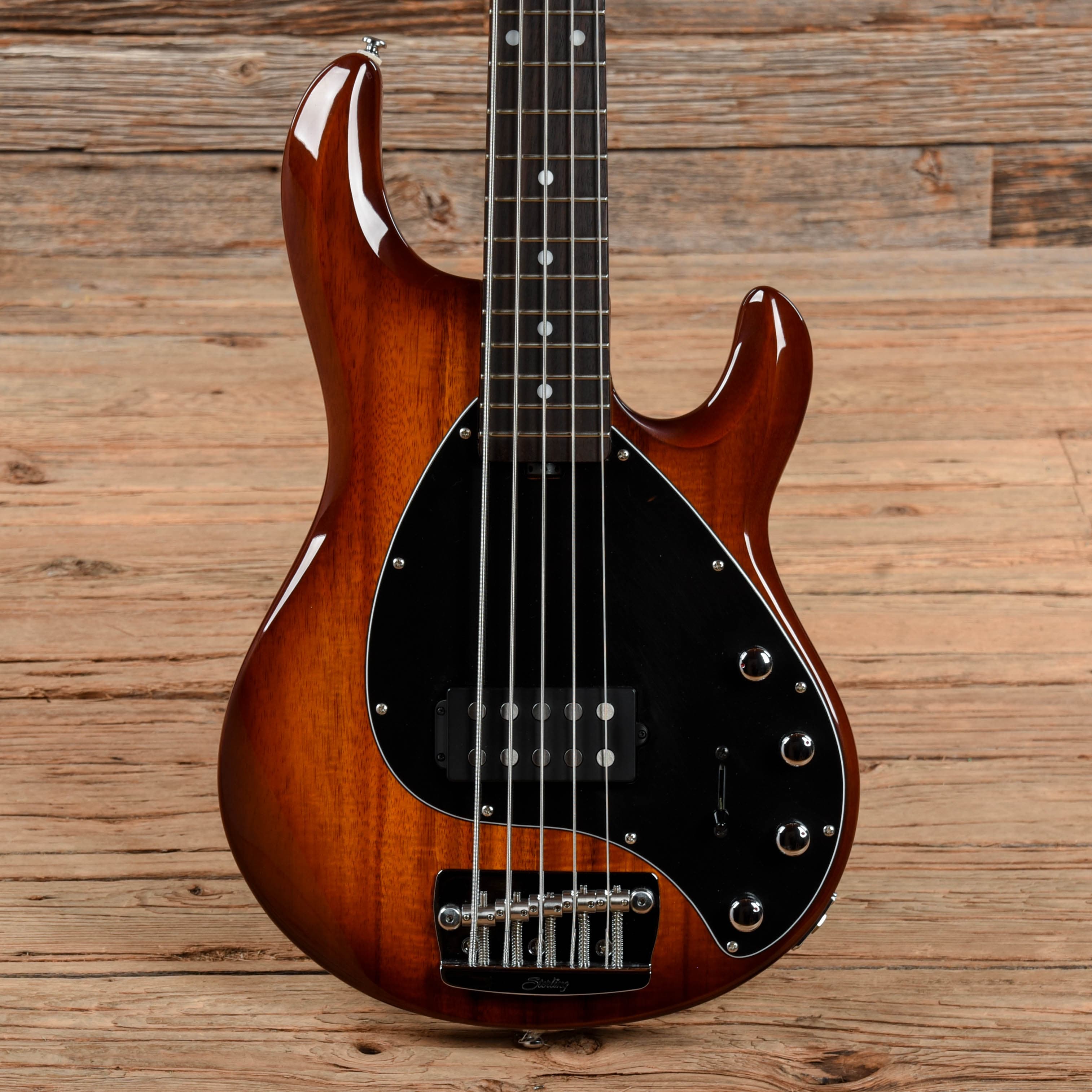 Sterling by Music Man StingRay Ray35 Koa Sunburst – Chicago Music Exchange