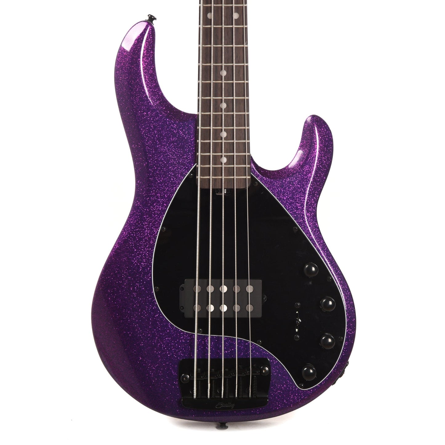 Sterling by Music Man StingRay RAY35 Purple Sparkle Bass Guitars / 5-String or More