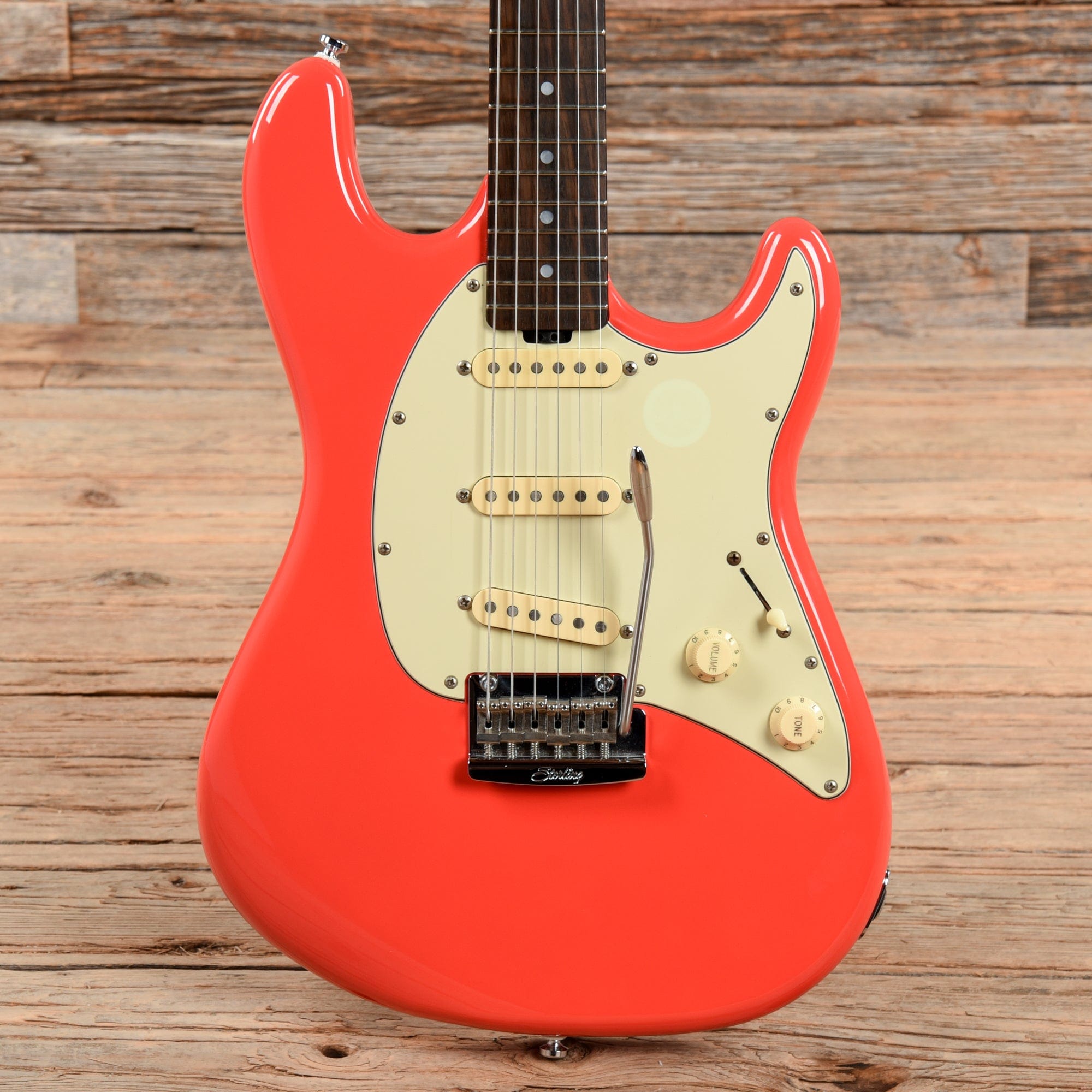 Sterling by Music Man CT50-SSS Cutlass Fiesta Red – Chicago Music Exchange