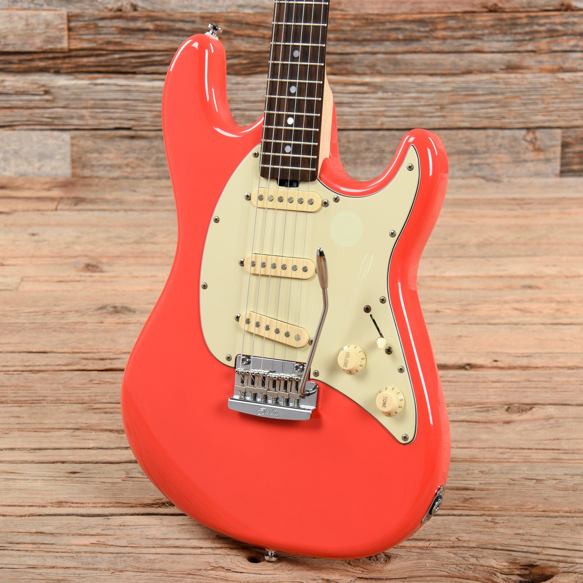 Sterling by Music Man CT50-SSS Cutlass Fiesta Red Electric Guitars / Solid Body