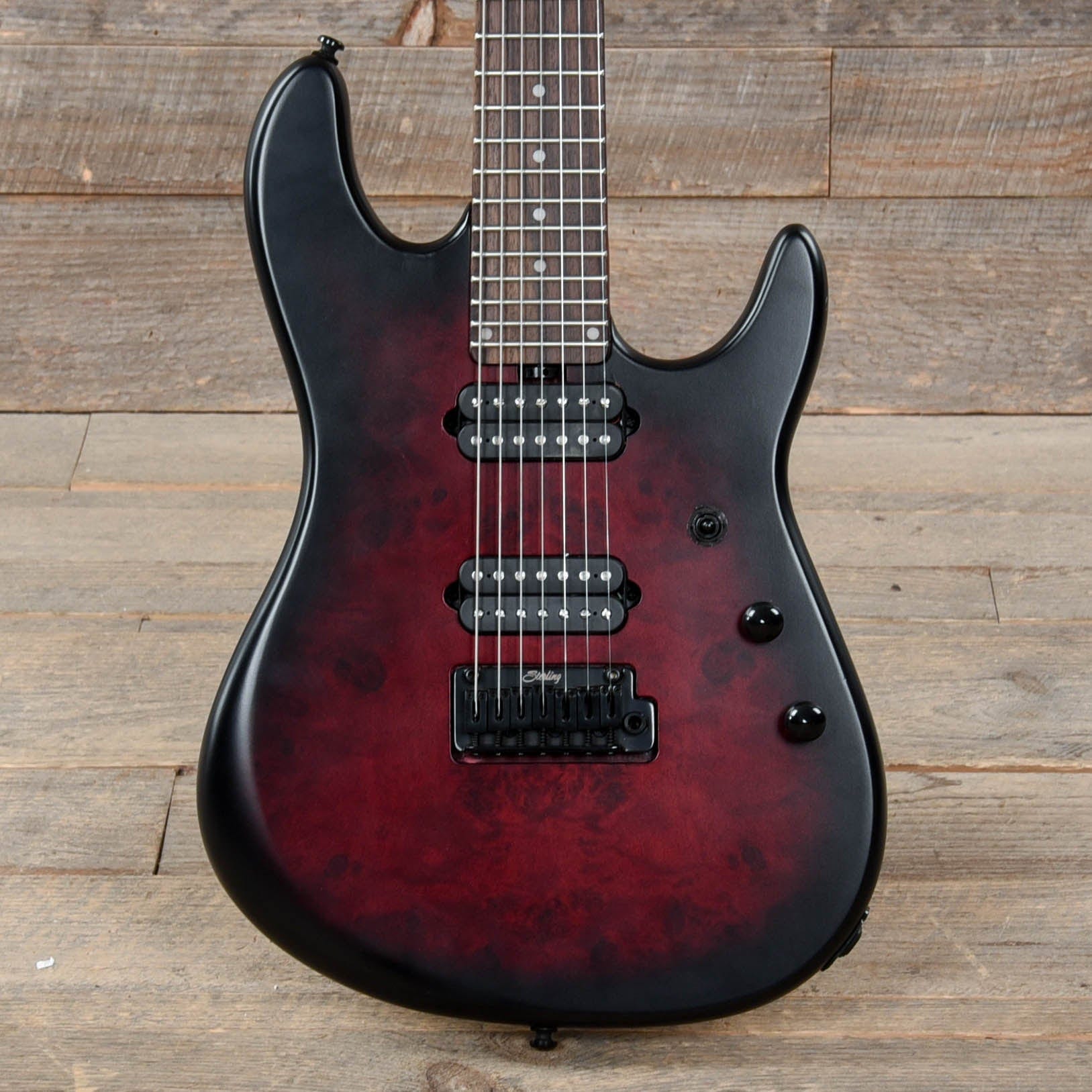 Sterling by Music Man Jason Richardson Cutlass 7-String Dark Scarlet B –  Chicago Music Exchange