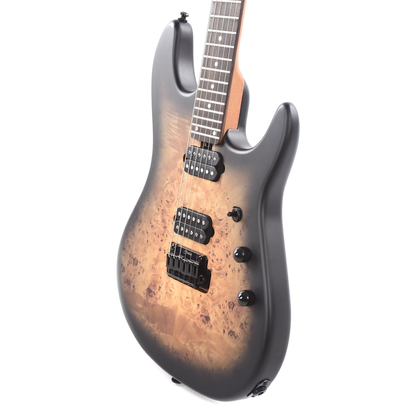 Sterling by Music Man Jason Richardson Signature Cutlass Natural Poplar Burl Burst Electric Guitars / Solid Body