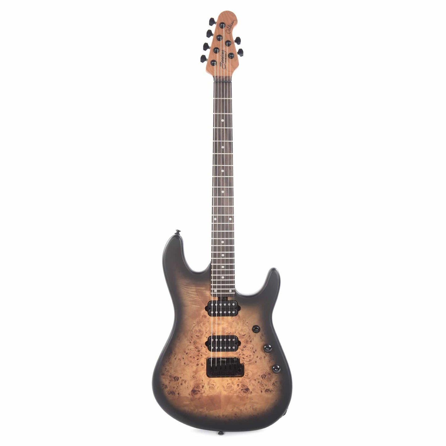 Sterling by Music Man Jason Richardson Signature Cutlass Natural Poplar Burl Burst Electric Guitars / Solid Body