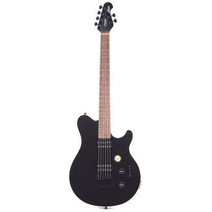 Sterling by Music Man S.U.B. Series Axis Black with White Body Binding Electric Guitars / Solid Body