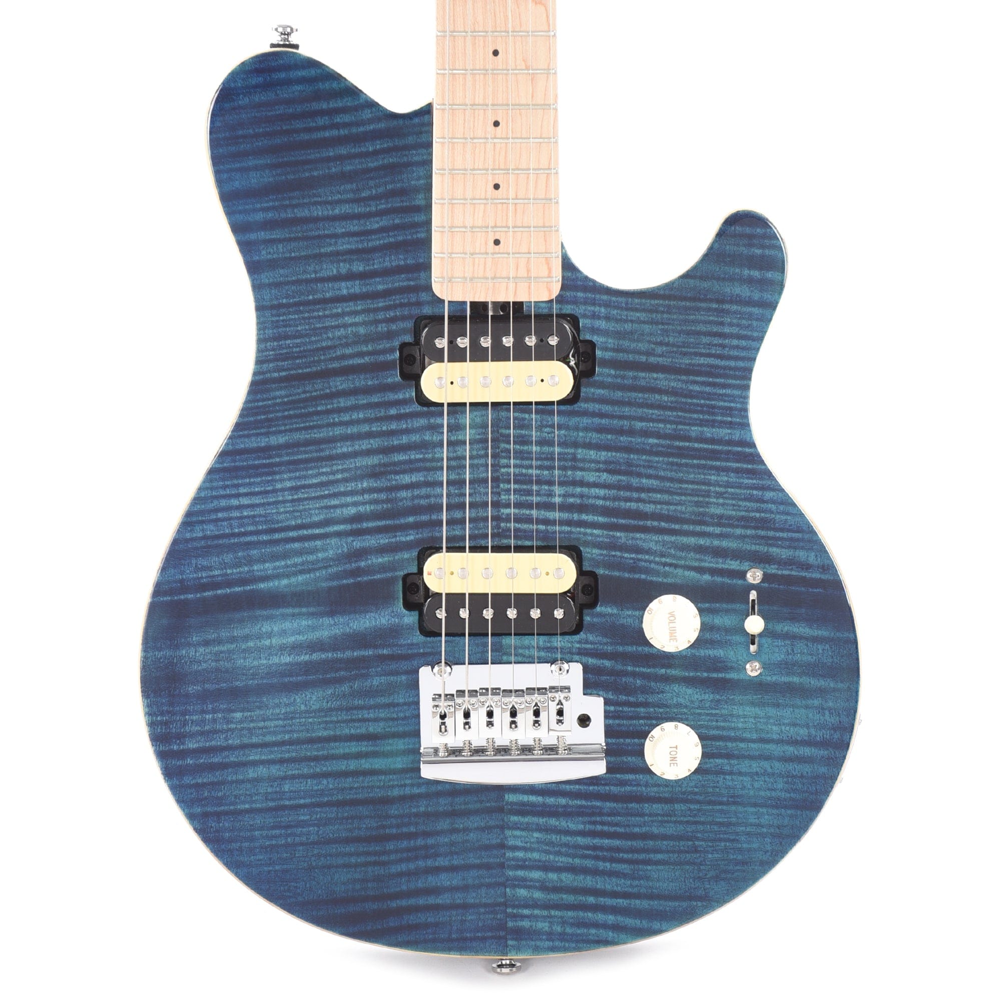 Sterling by Music Man S.U.B. Series Axis Flame Maple Top Neptune