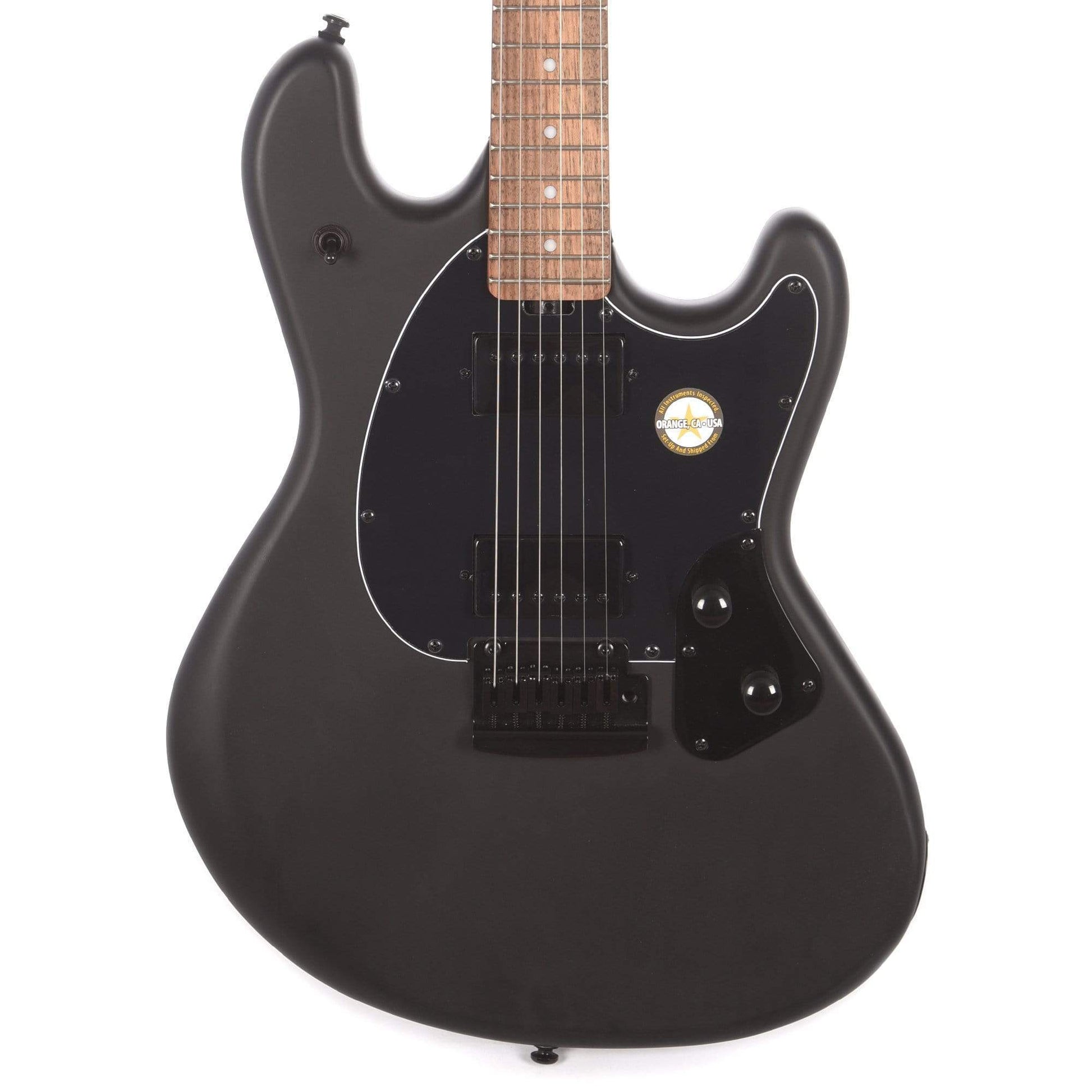 Sterling by Music Man S.U.B. Series StingRay Guitar Stealth Black Electric Guitars / Solid Body