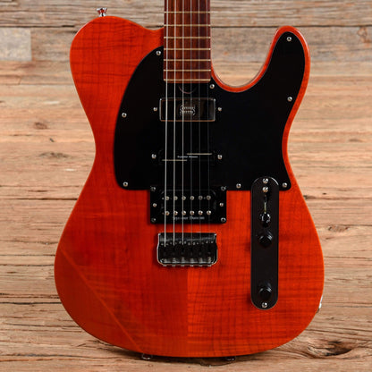 Steve Ezzo Custom T-Style Tranparent Red Electric Guitars / Solid Body