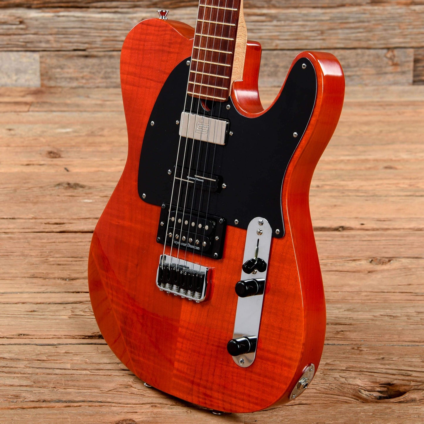 Steve Ezzo Custom T-Style Tranparent Red Electric Guitars / Solid Body