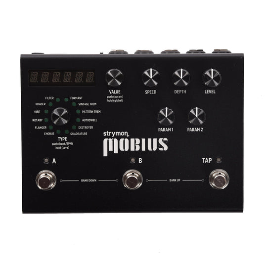 Strymon Limited Edition Midnight Mobius Multidimensional Modulation Pedal Effects and Pedals / Multi-Effect Unit