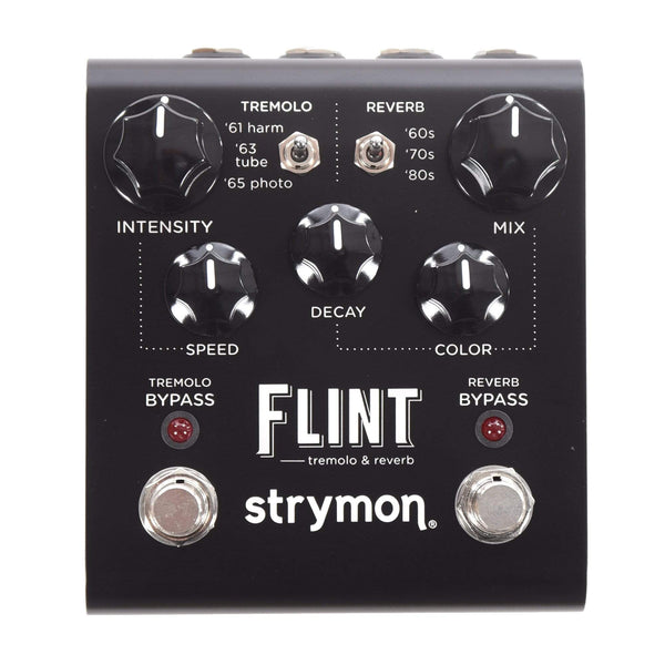 Strymon Flint Tremolo & Reverb Pedal Black Knob Edition – Chicago Music ...