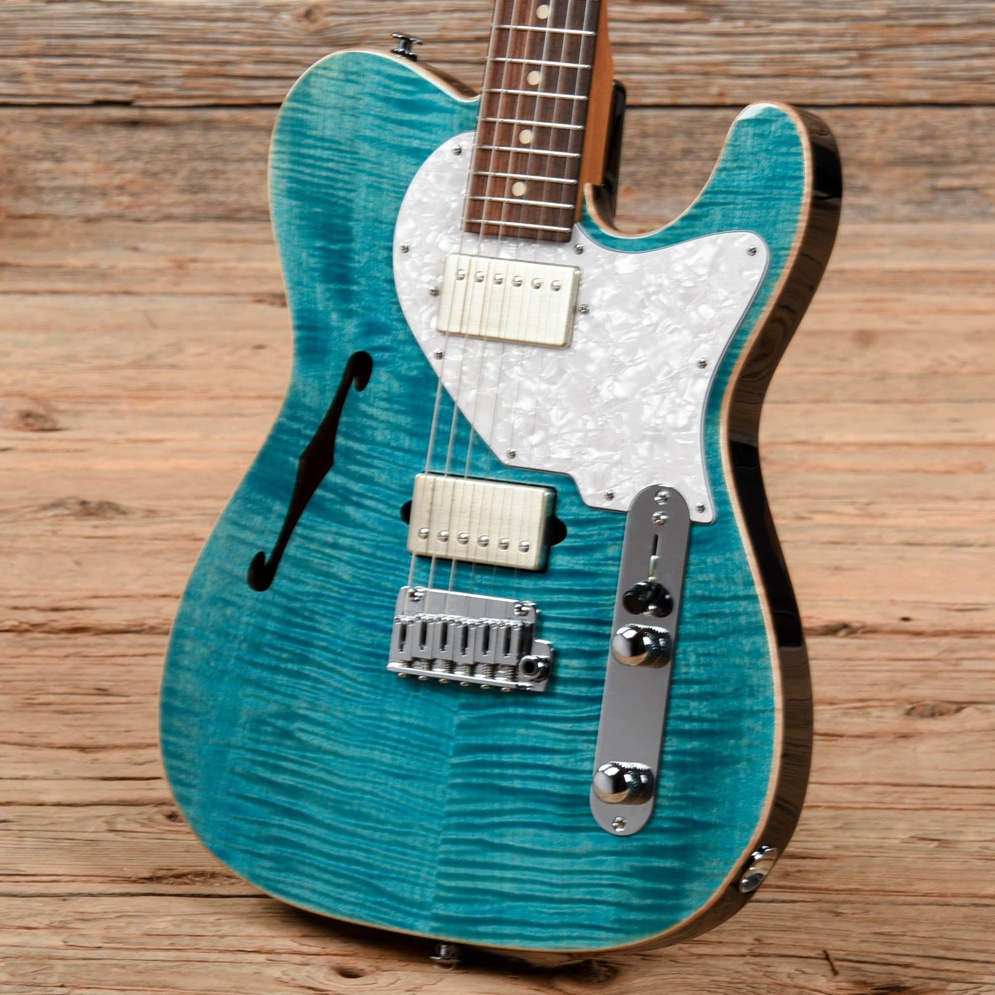 Suhr Select Alt T Bahama Blue Electric Guitars / Semi-Hollow