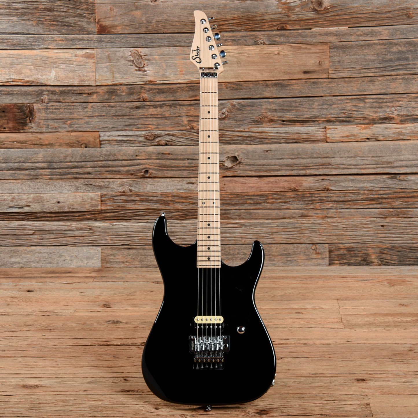 Suhr Custom Standard 80s Flashback Classic Black Black Electric Guitars / Solid Body