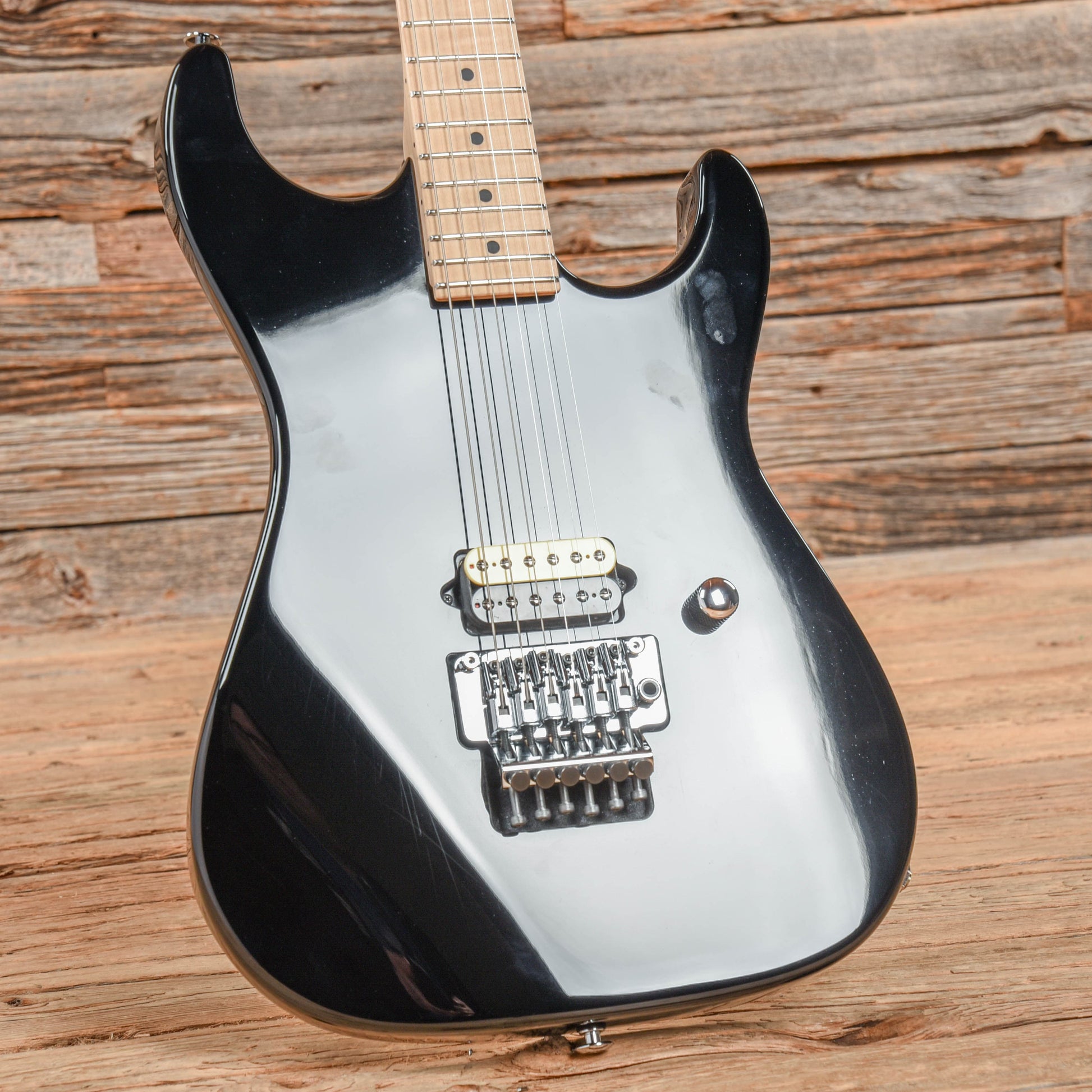 Suhr Custom Standard 80s Flashback Classic Black Black Electric Guitars / Solid Body