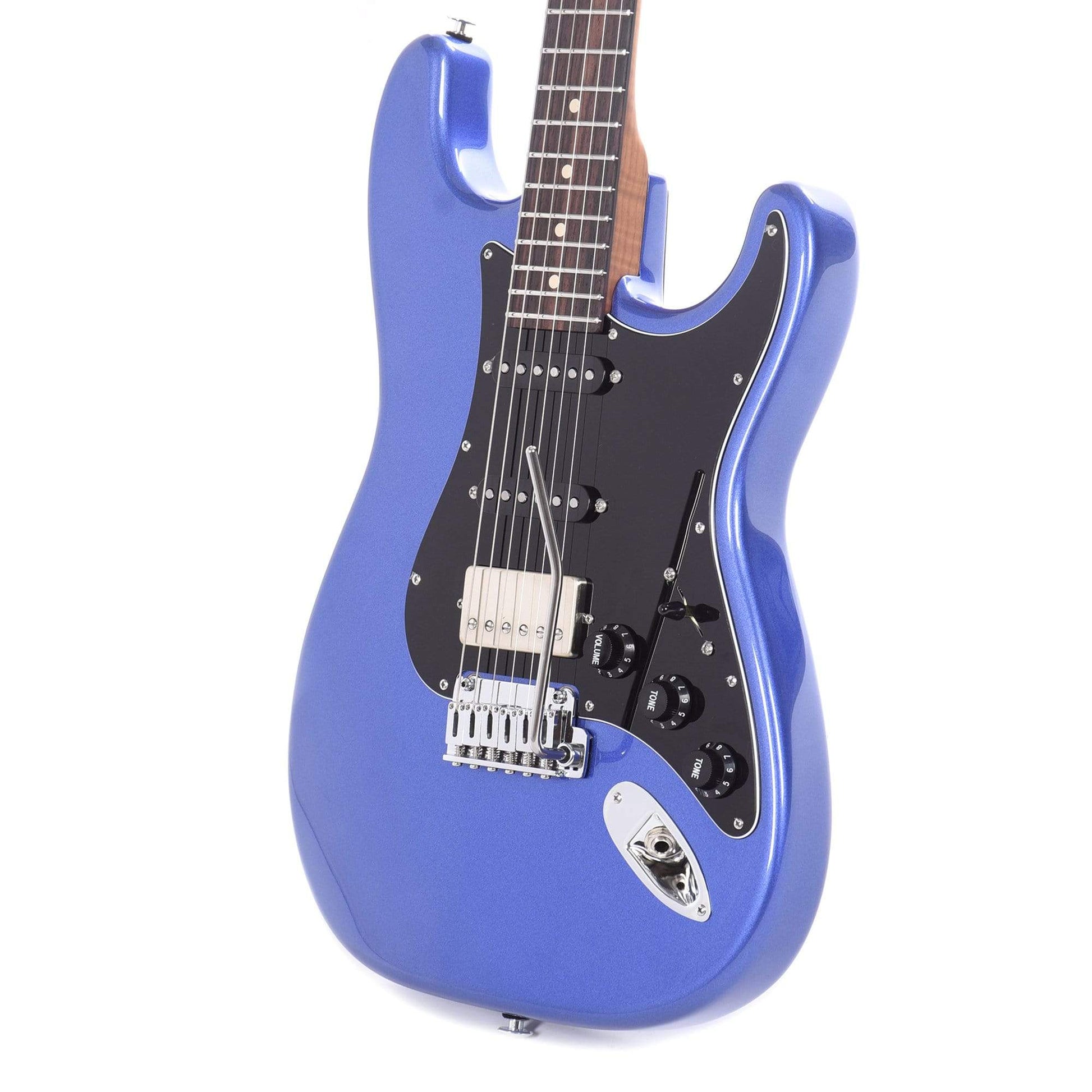 Suhr Limited Edition Classic S HSS Metallic Indigo SSCII Roasted Flame Maple Neck Electric Guitars / Solid Body